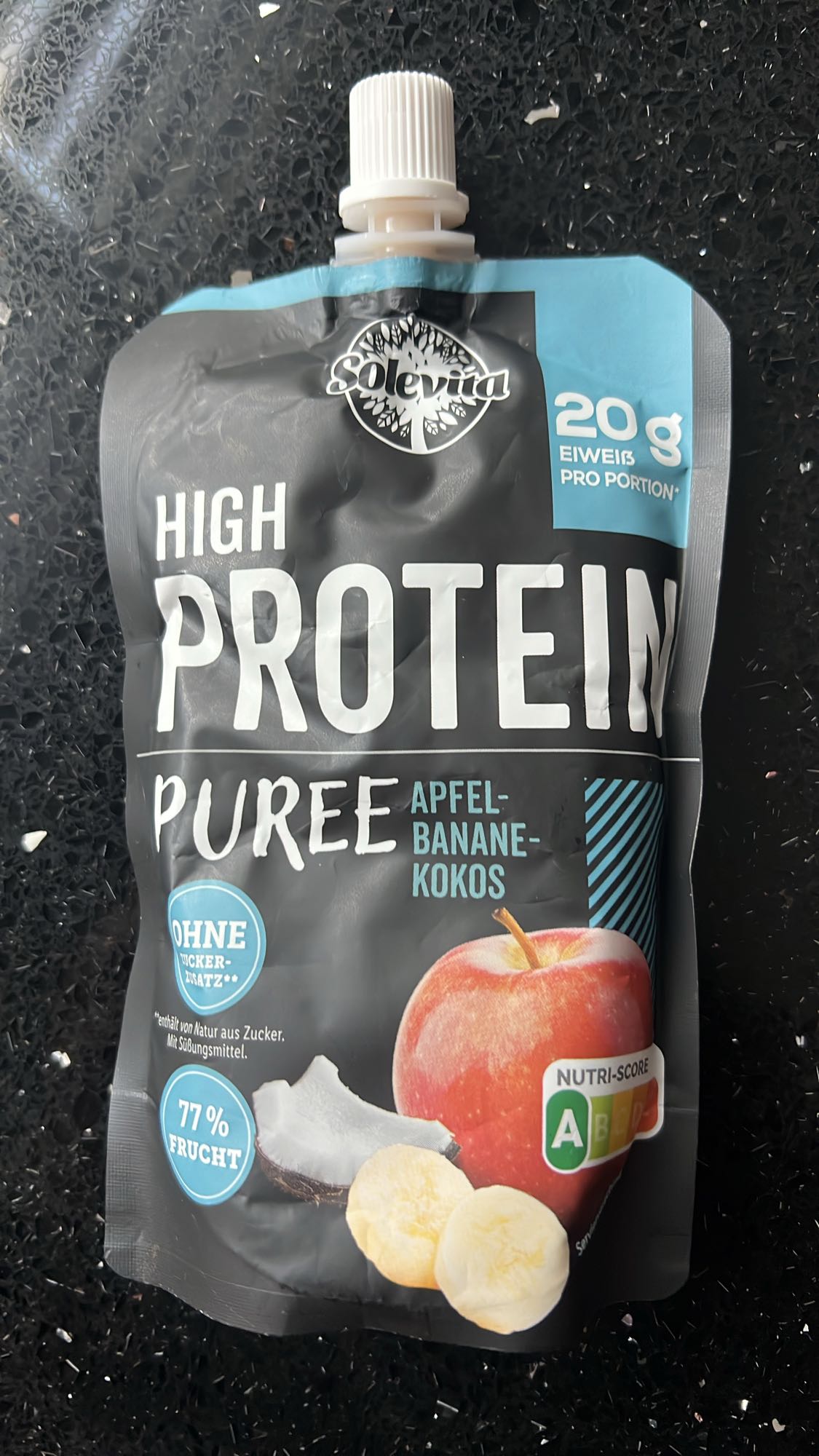 Puree bialkowe owocowe