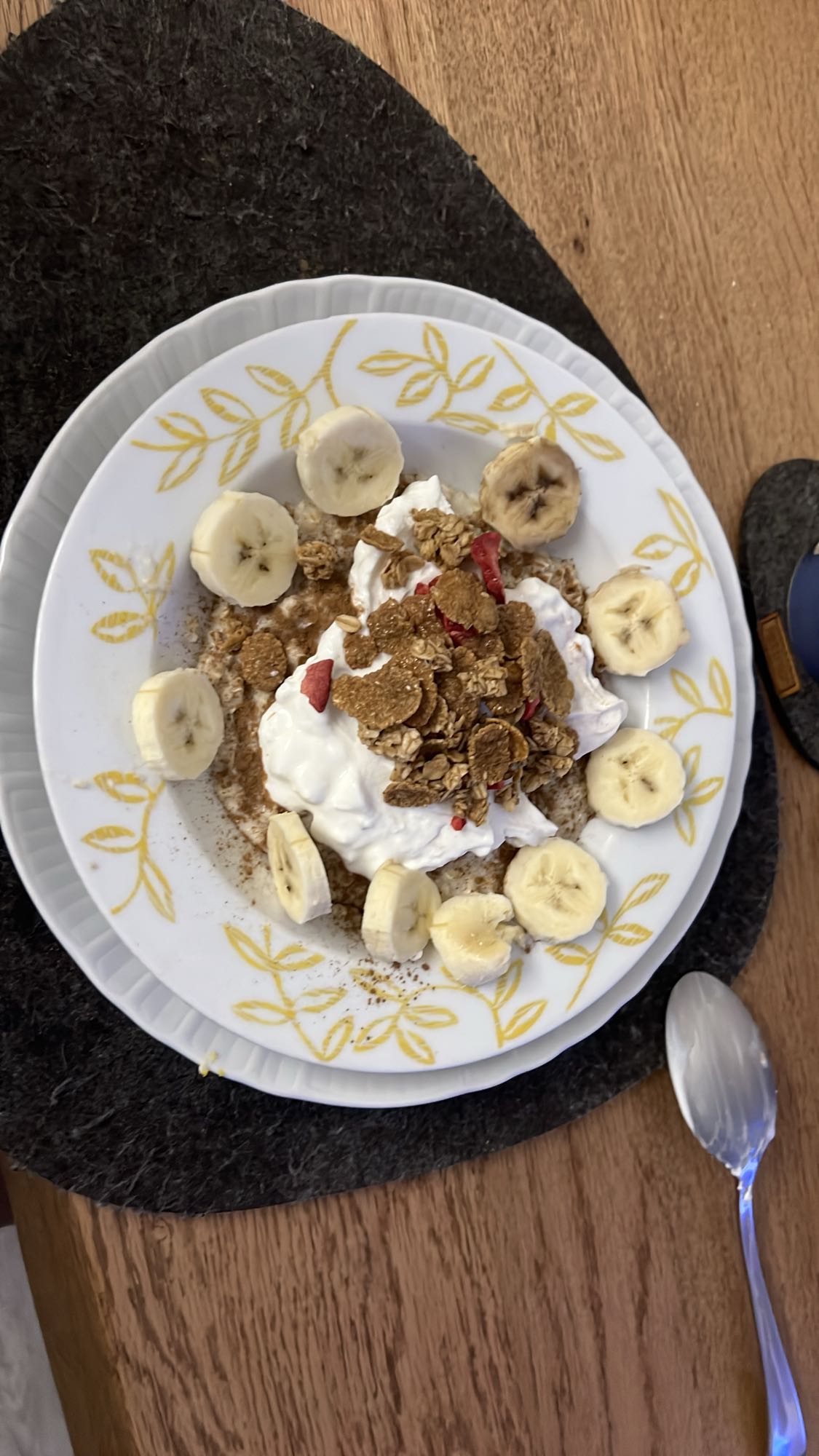 Porridge con banana