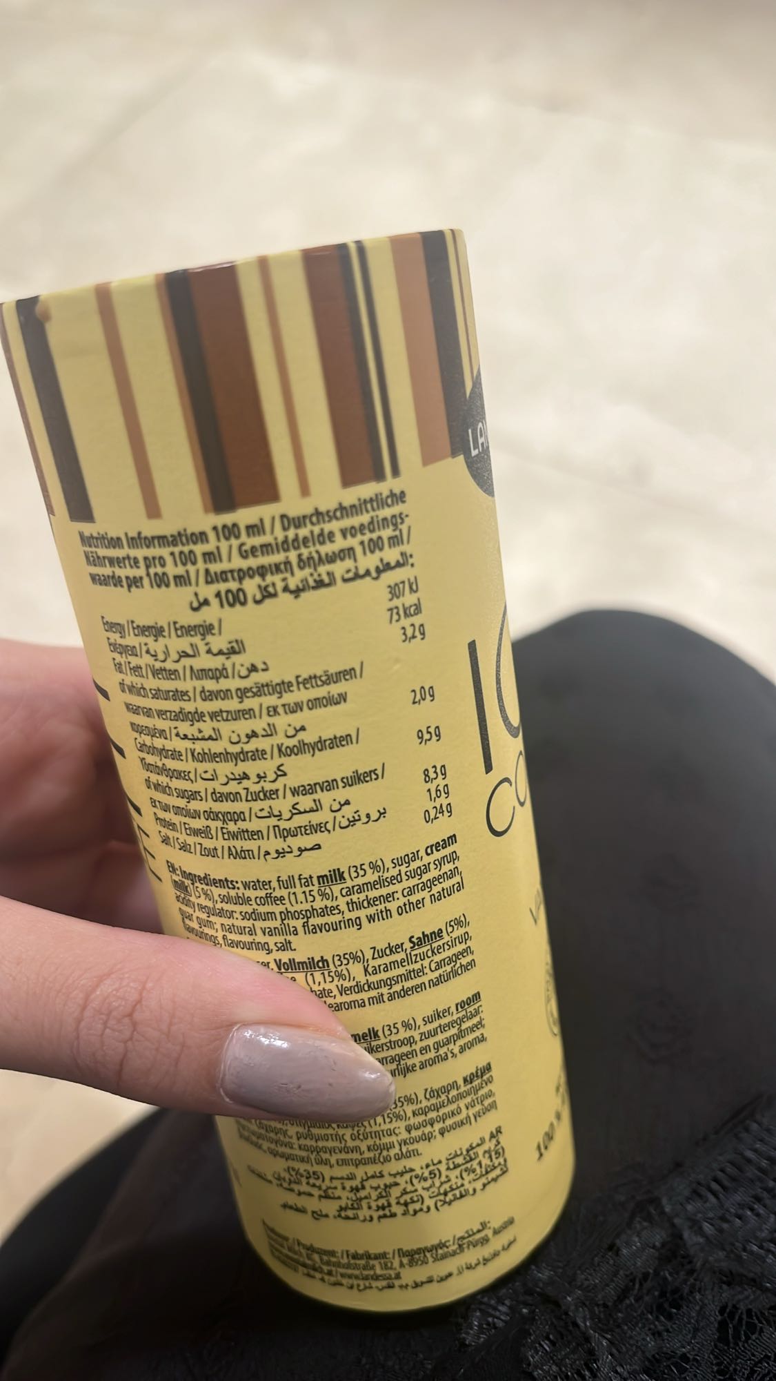 Iced Latte Drink
