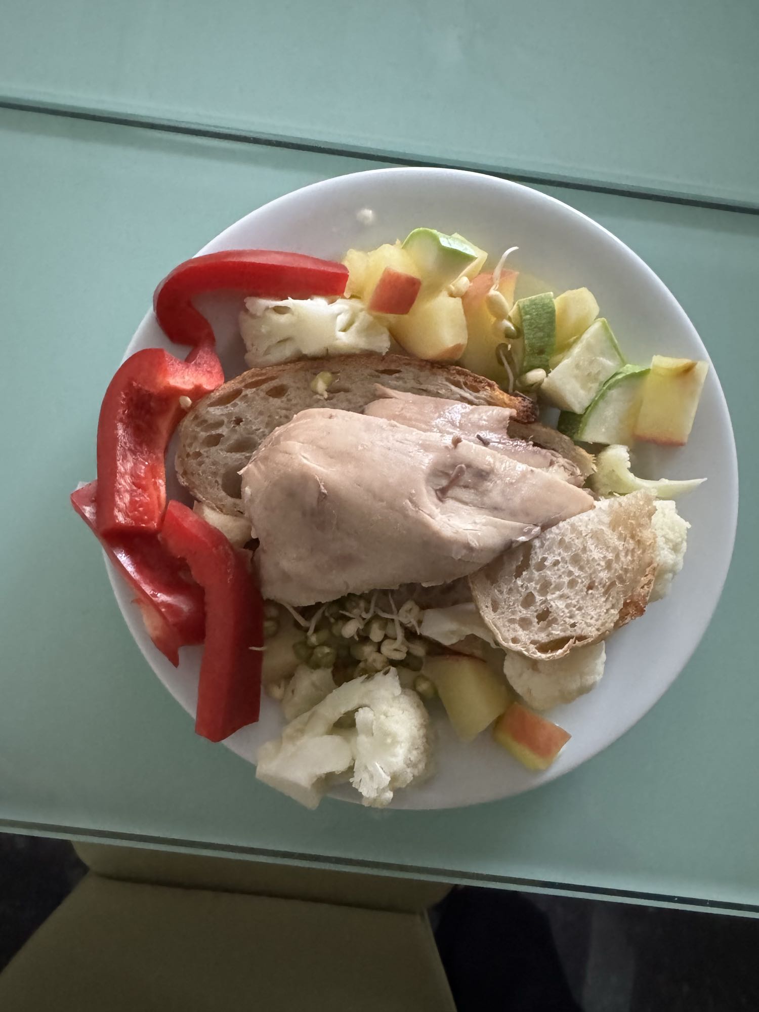Курка з овочами