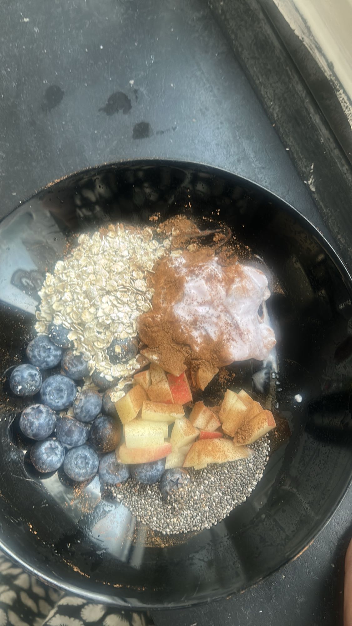 Haferfrucht-Bowl
