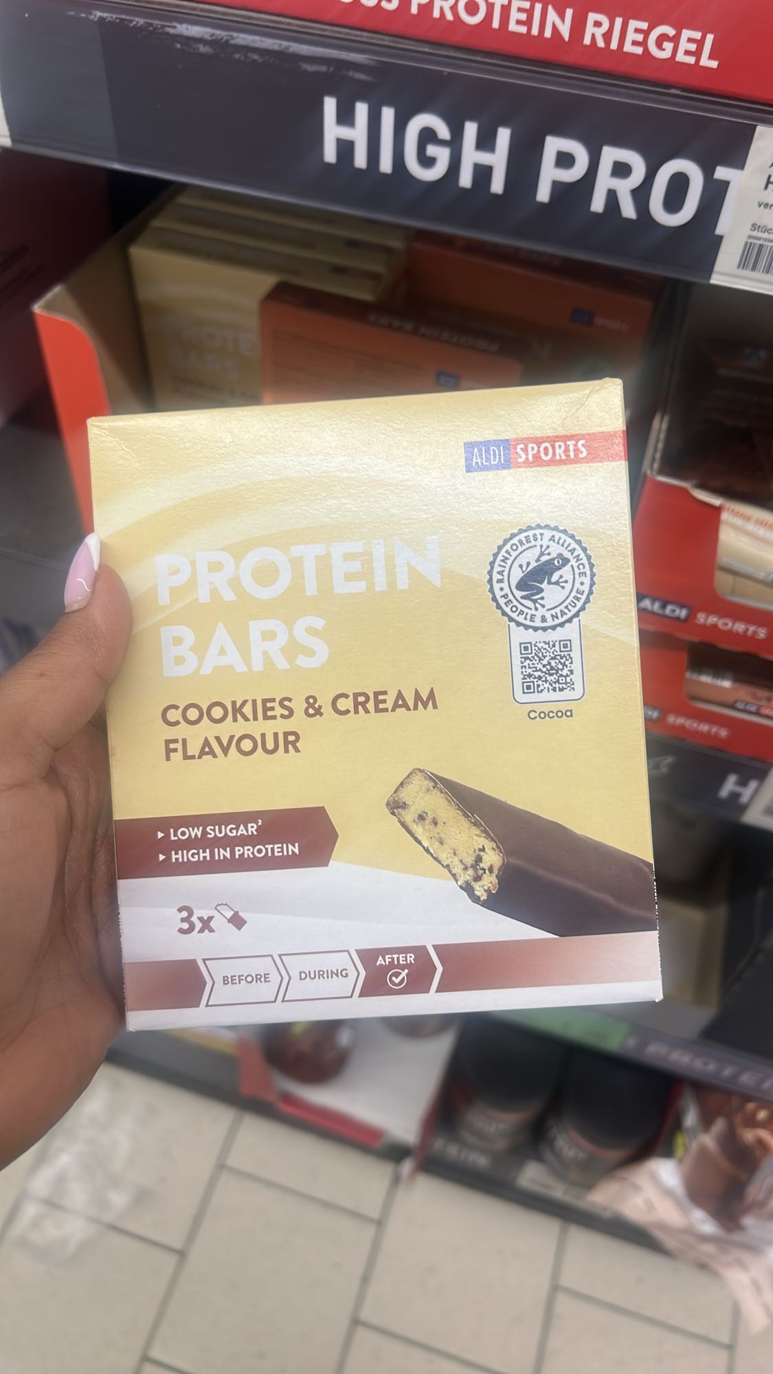 Proteinriegel Cookies