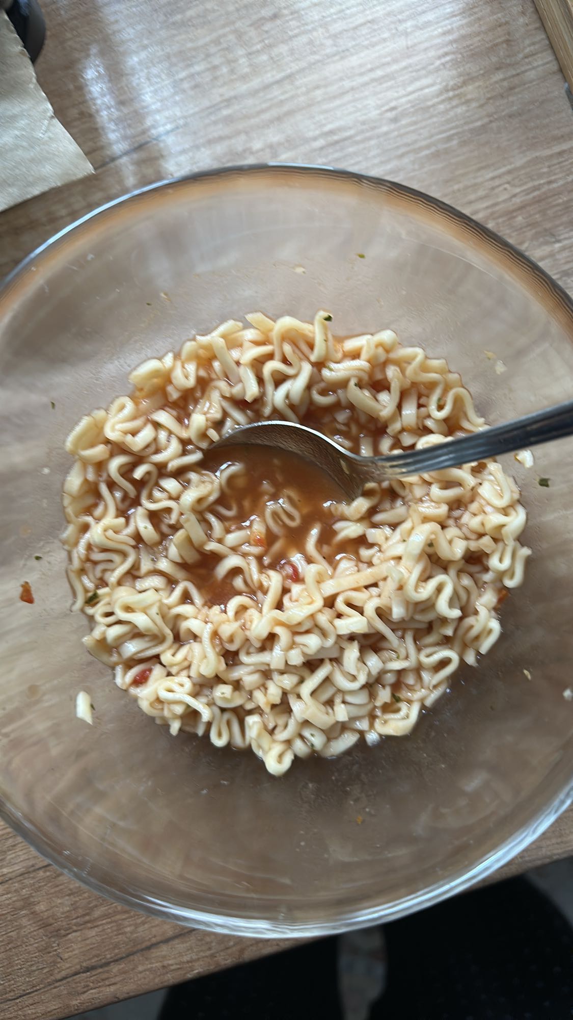 Zupa z makaronem instant