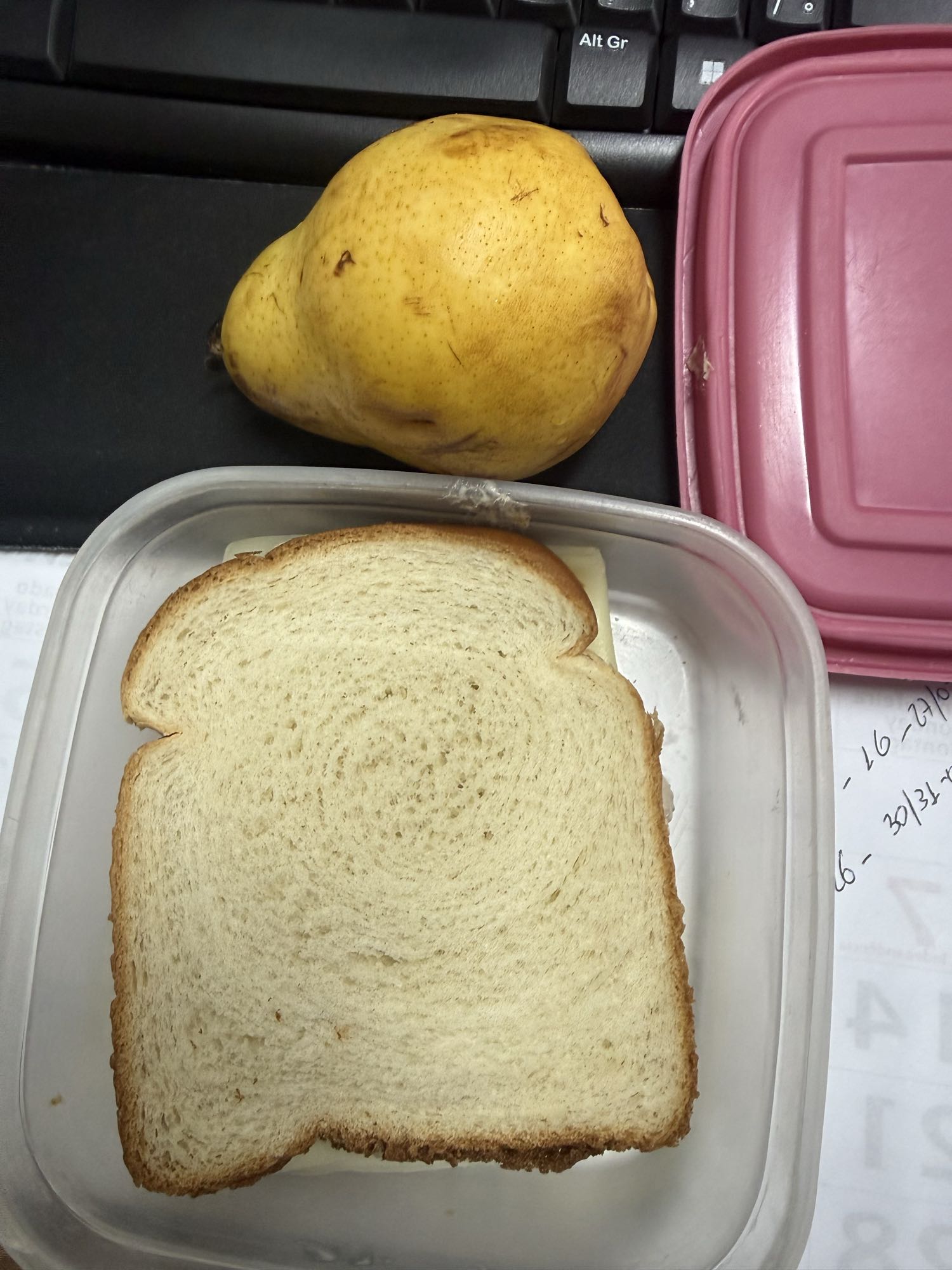 Sanduíche com marmelo