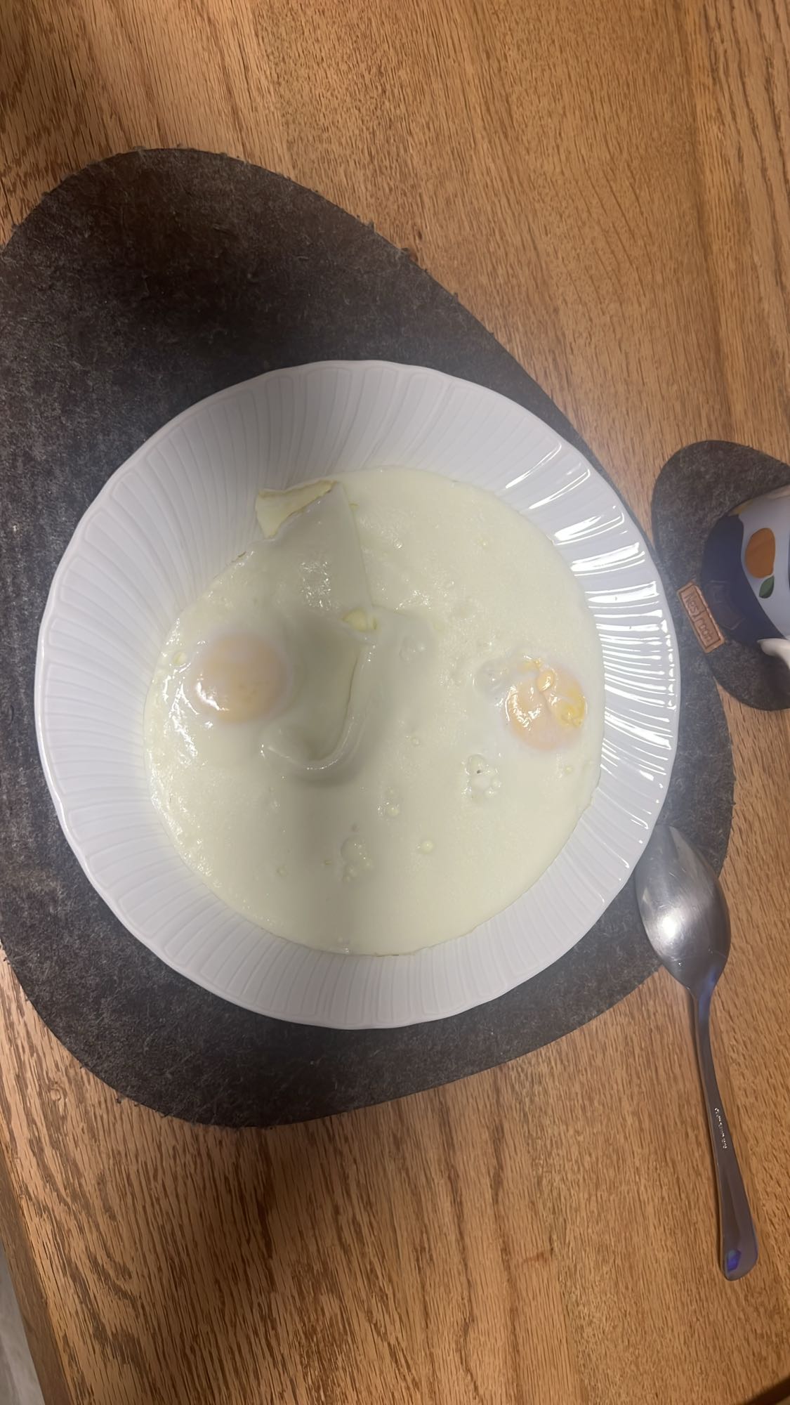 Uova nel latte