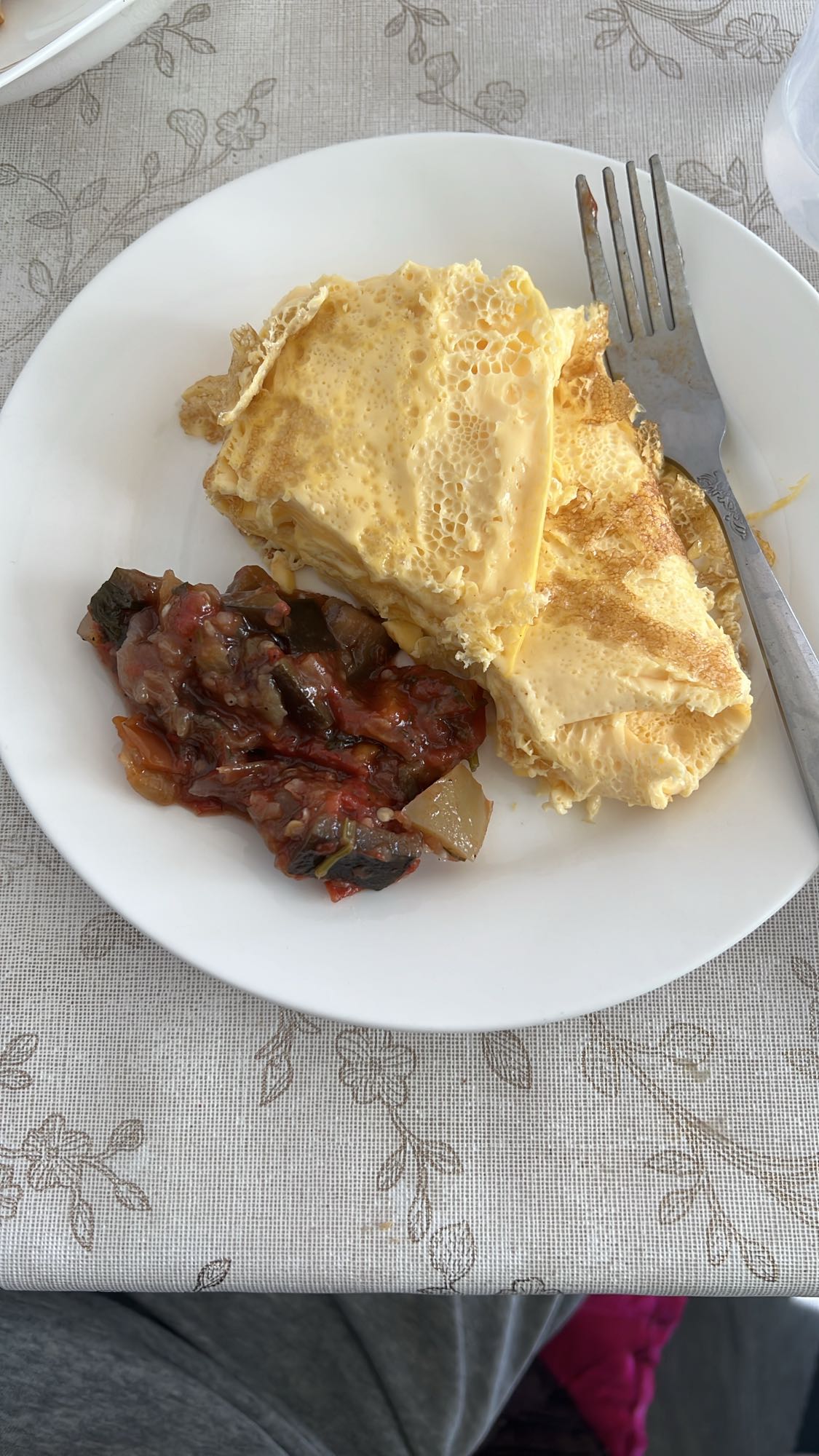 Блины с овощами