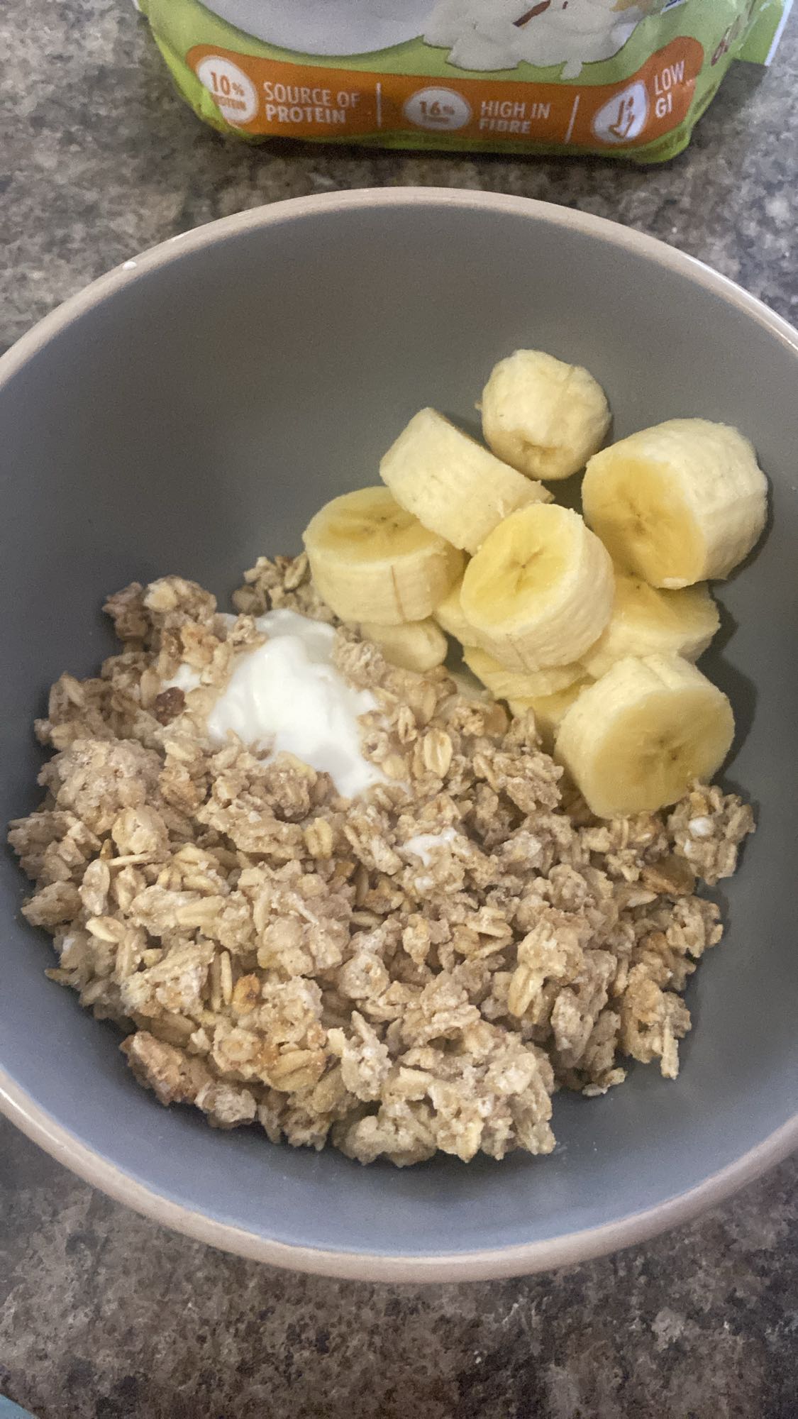 Granola Banana Bowl