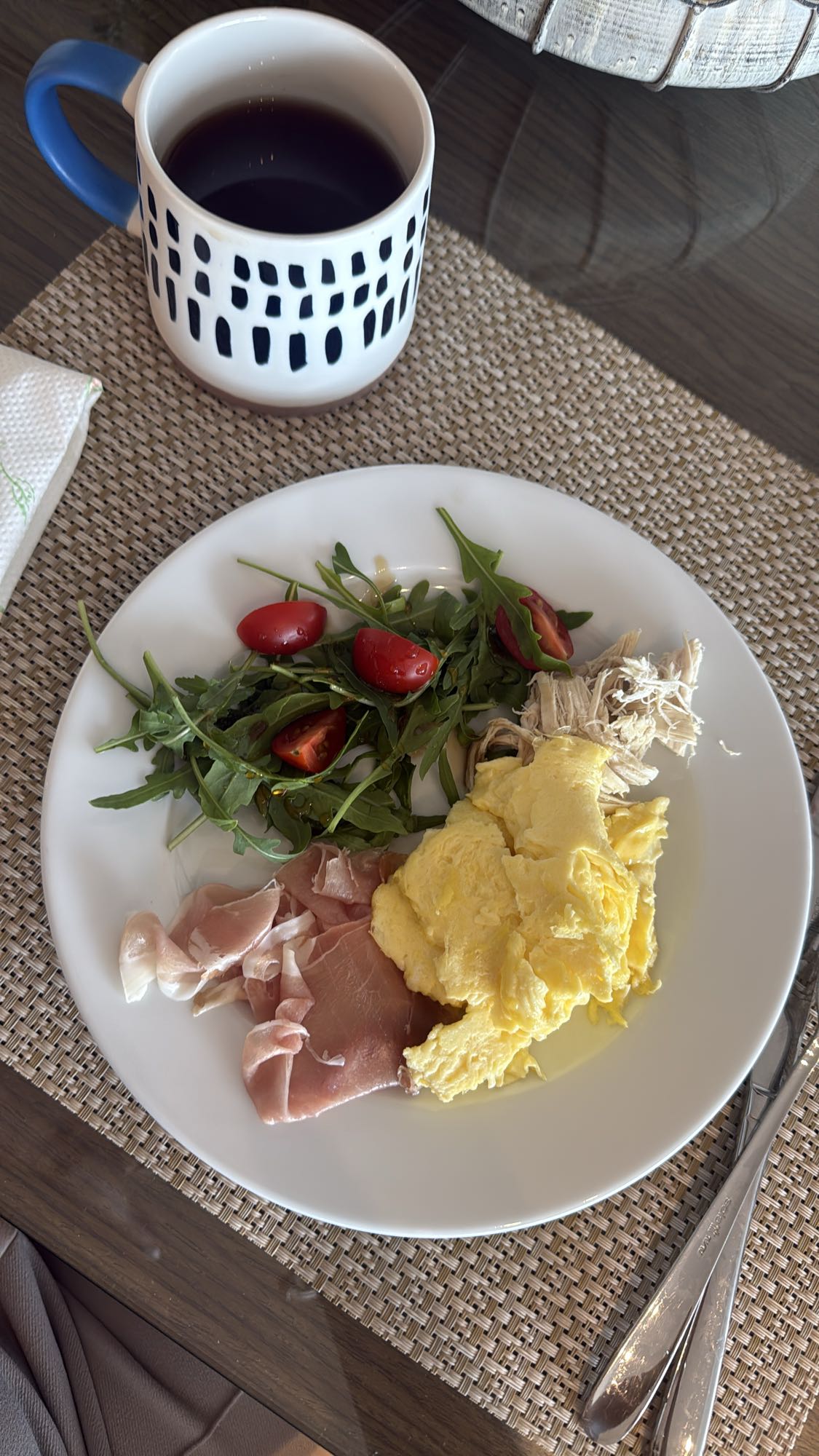 Eggs Chicken Salad Plate