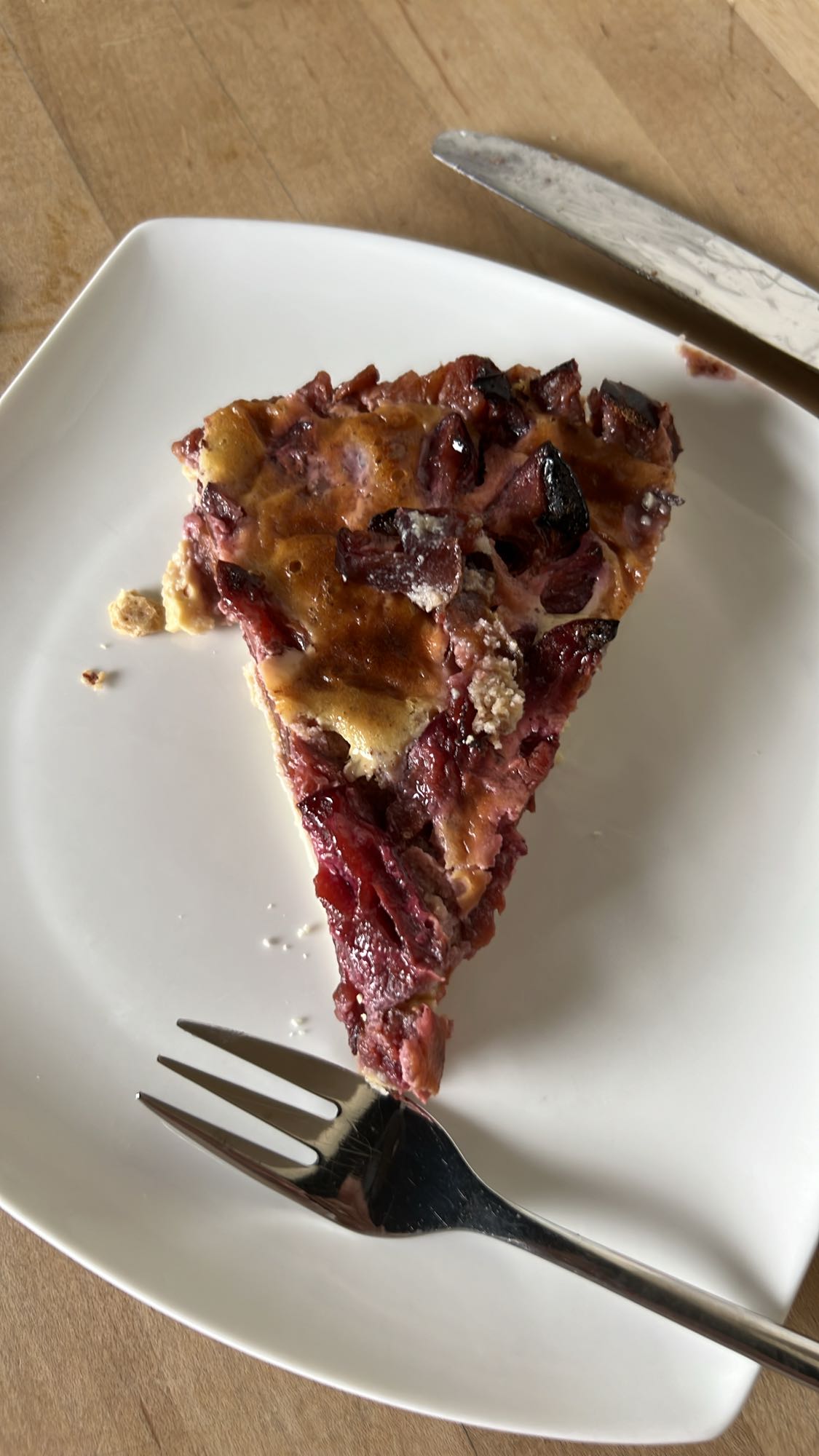 Pflaumenkuchenstück
