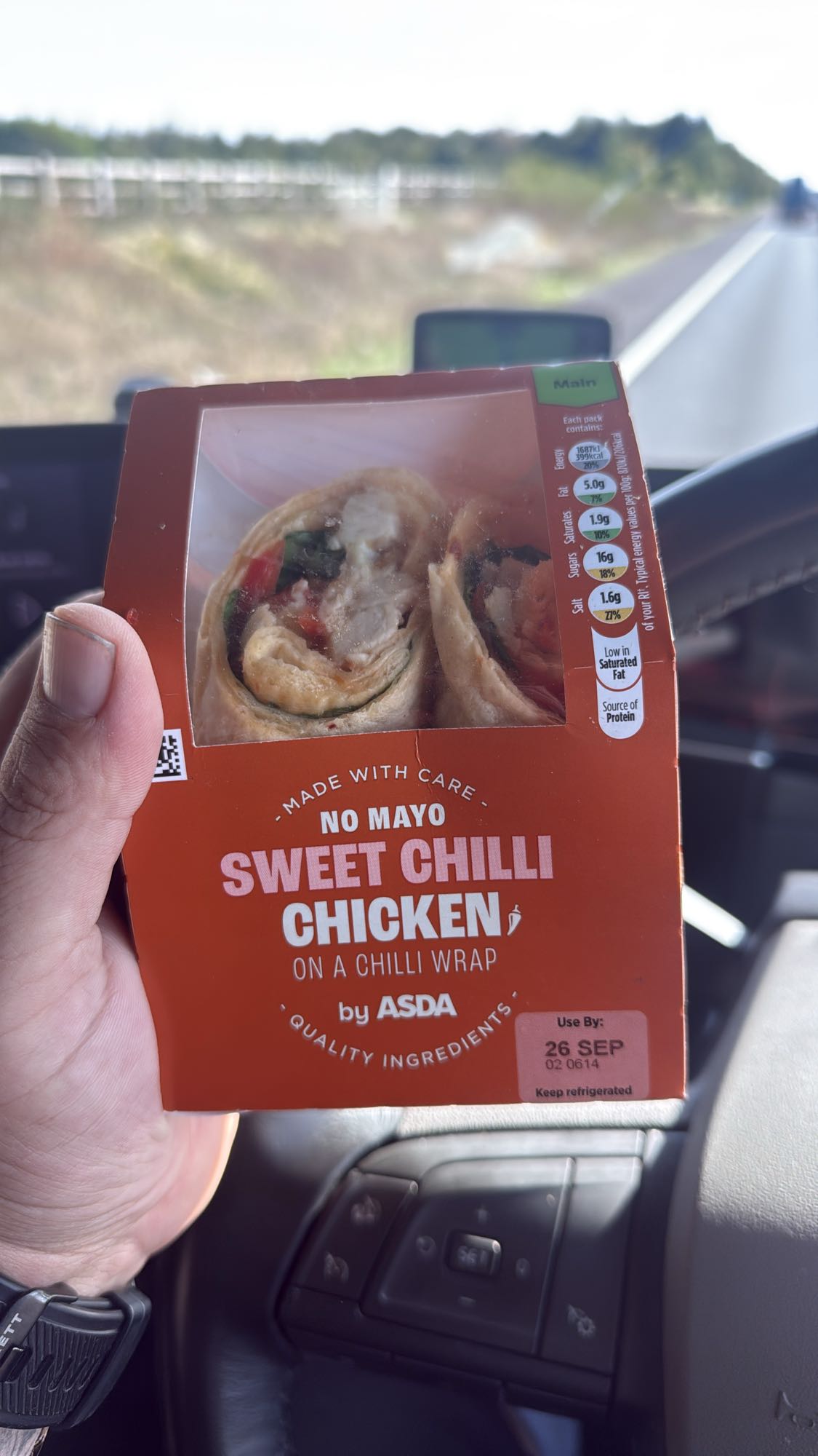 Wrap z kurczakiem chili