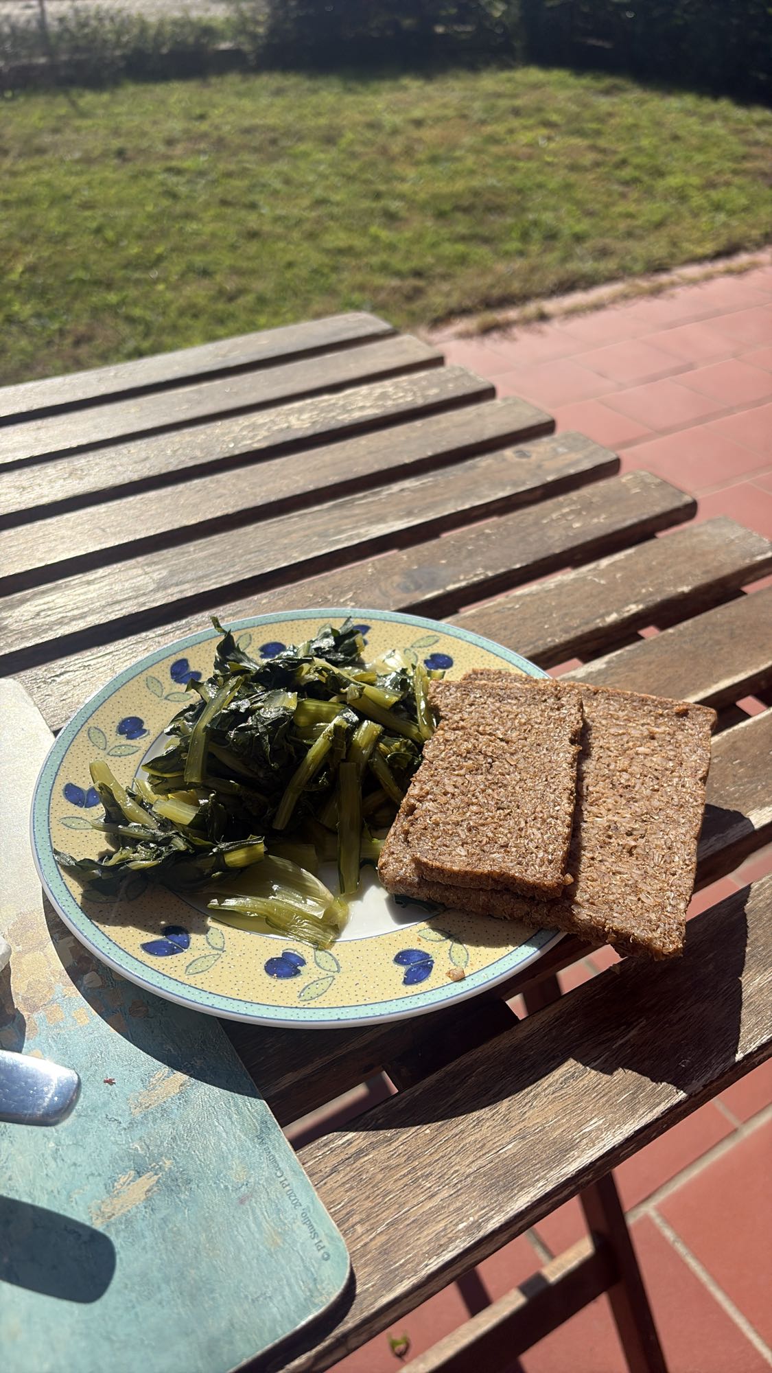 Greens and Rye Bread