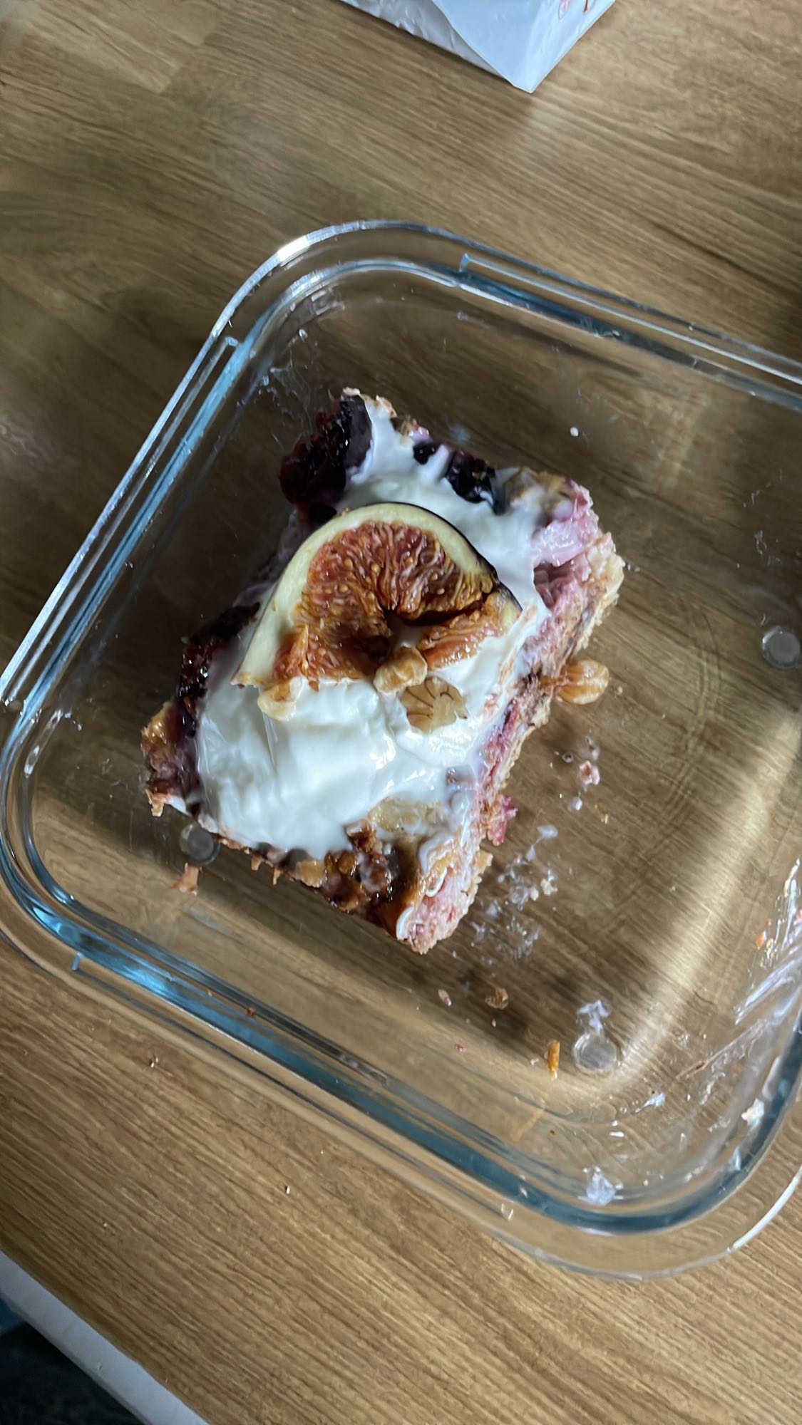 Owsianka pieczona z figą