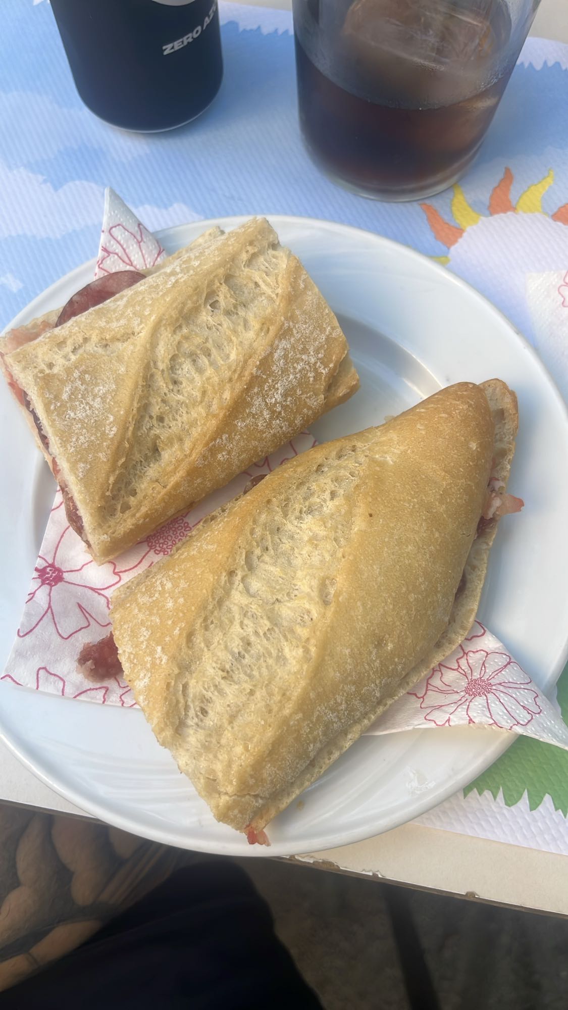 Bocadillo de fuet