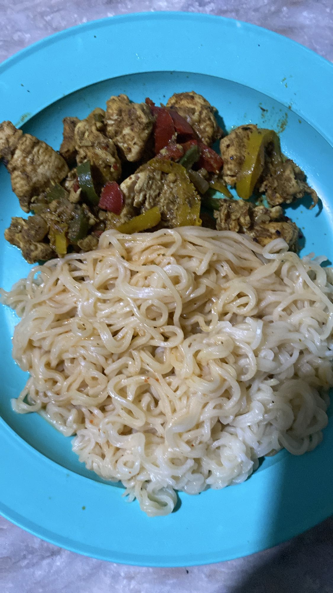 Chicken Noodles Plate