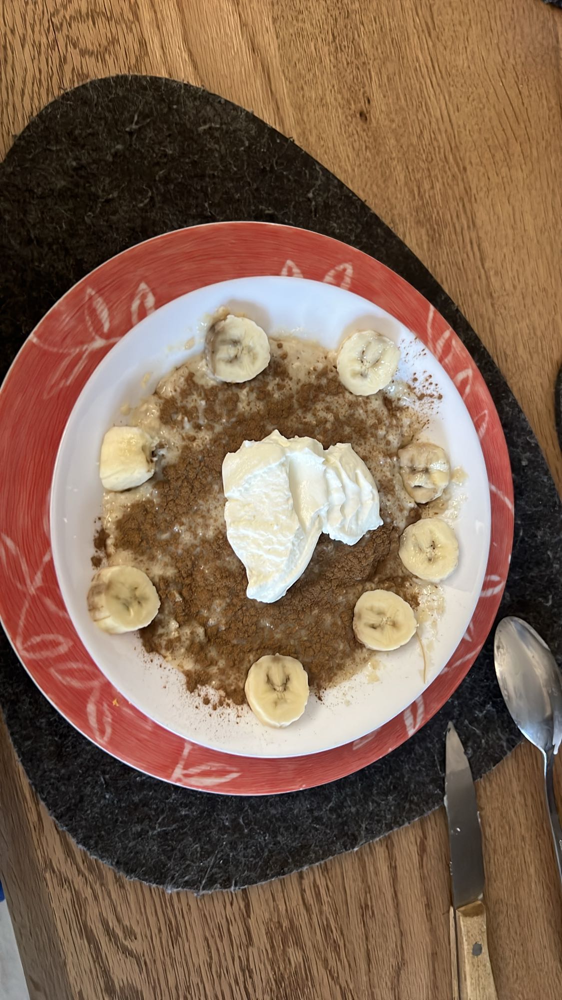 Porridge con banana