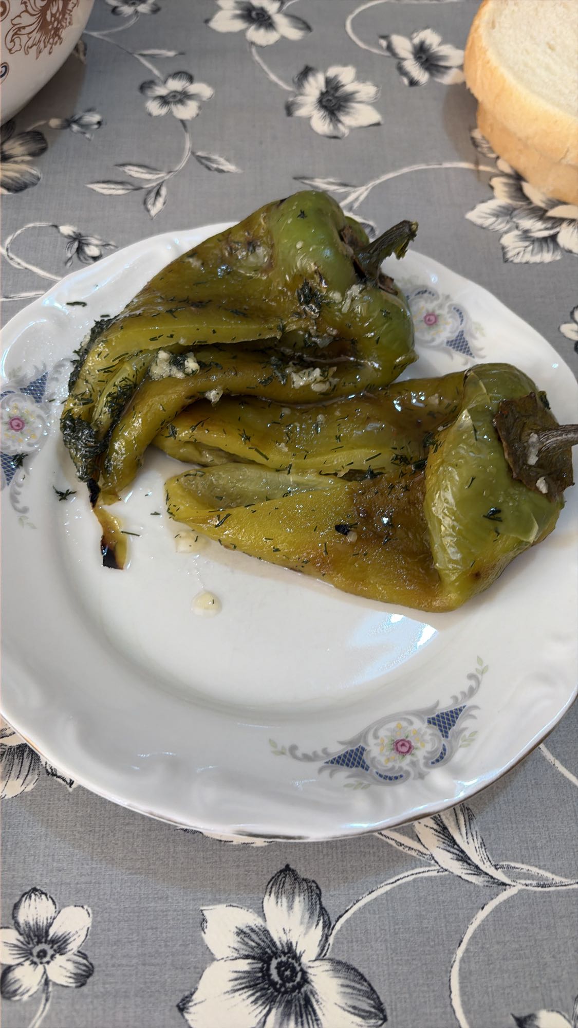 Печени зелени чушки