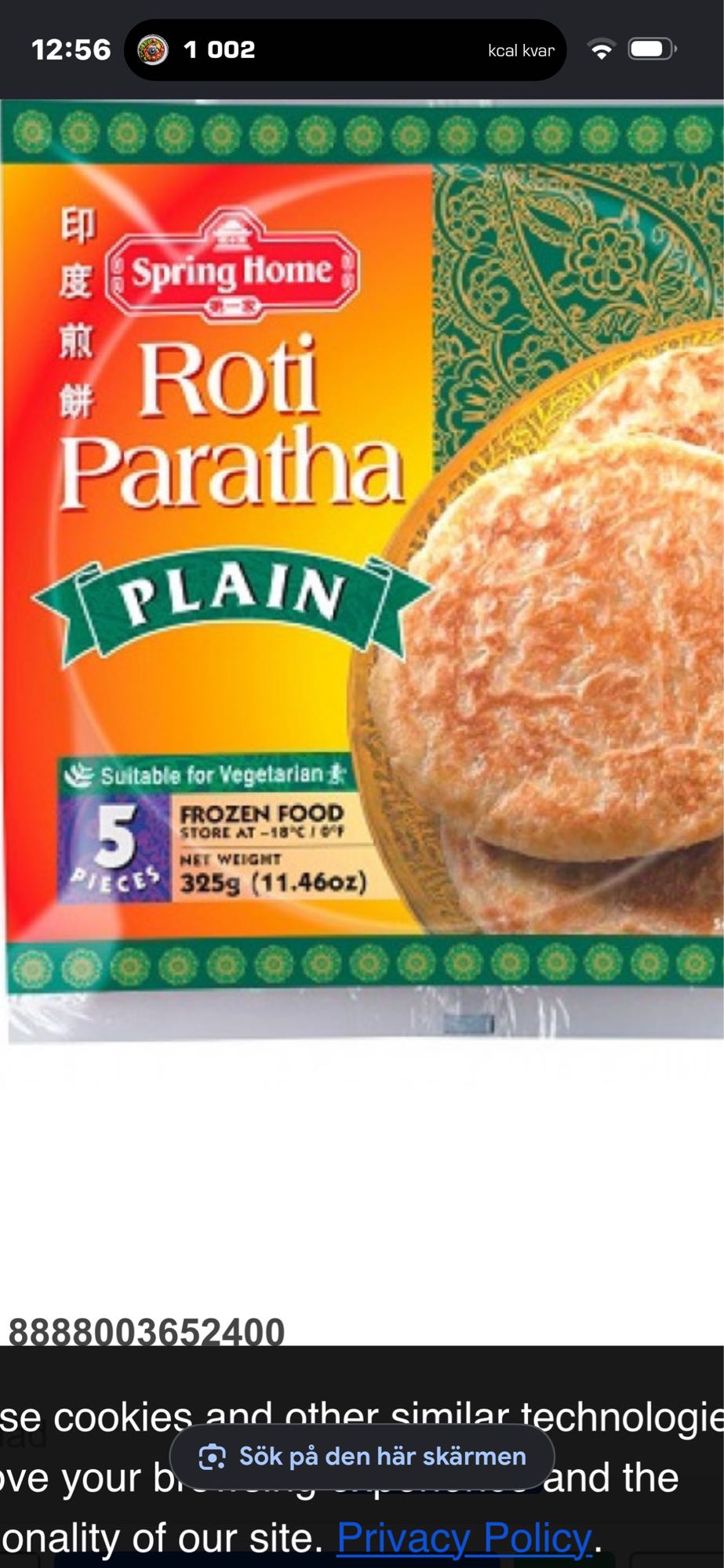 Vanlig roti paratha