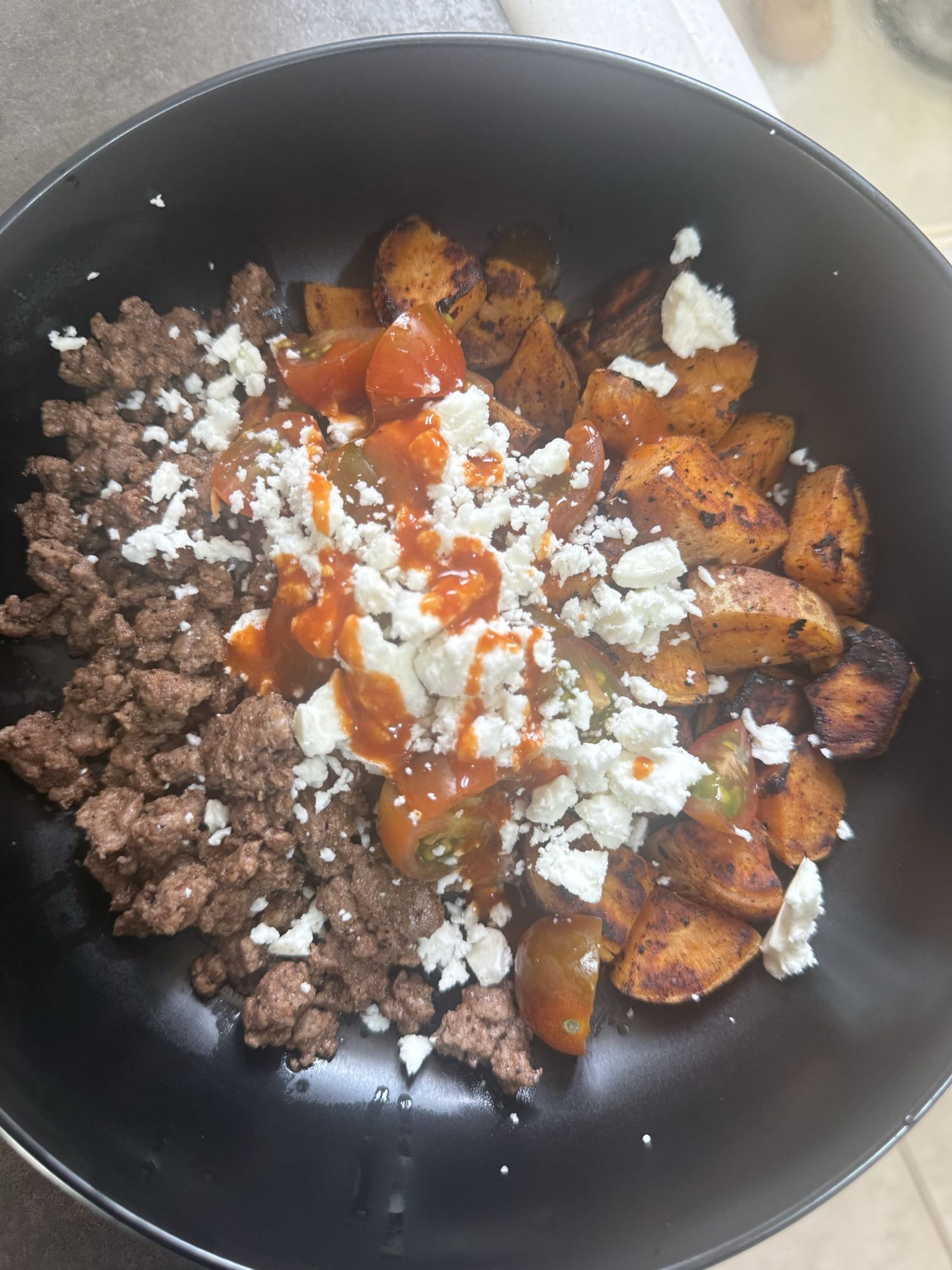 Beef Sweet Potato Bowl