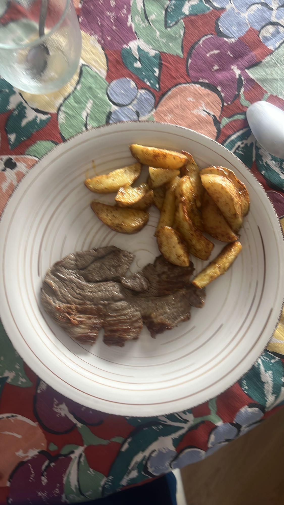 bistec con papas
