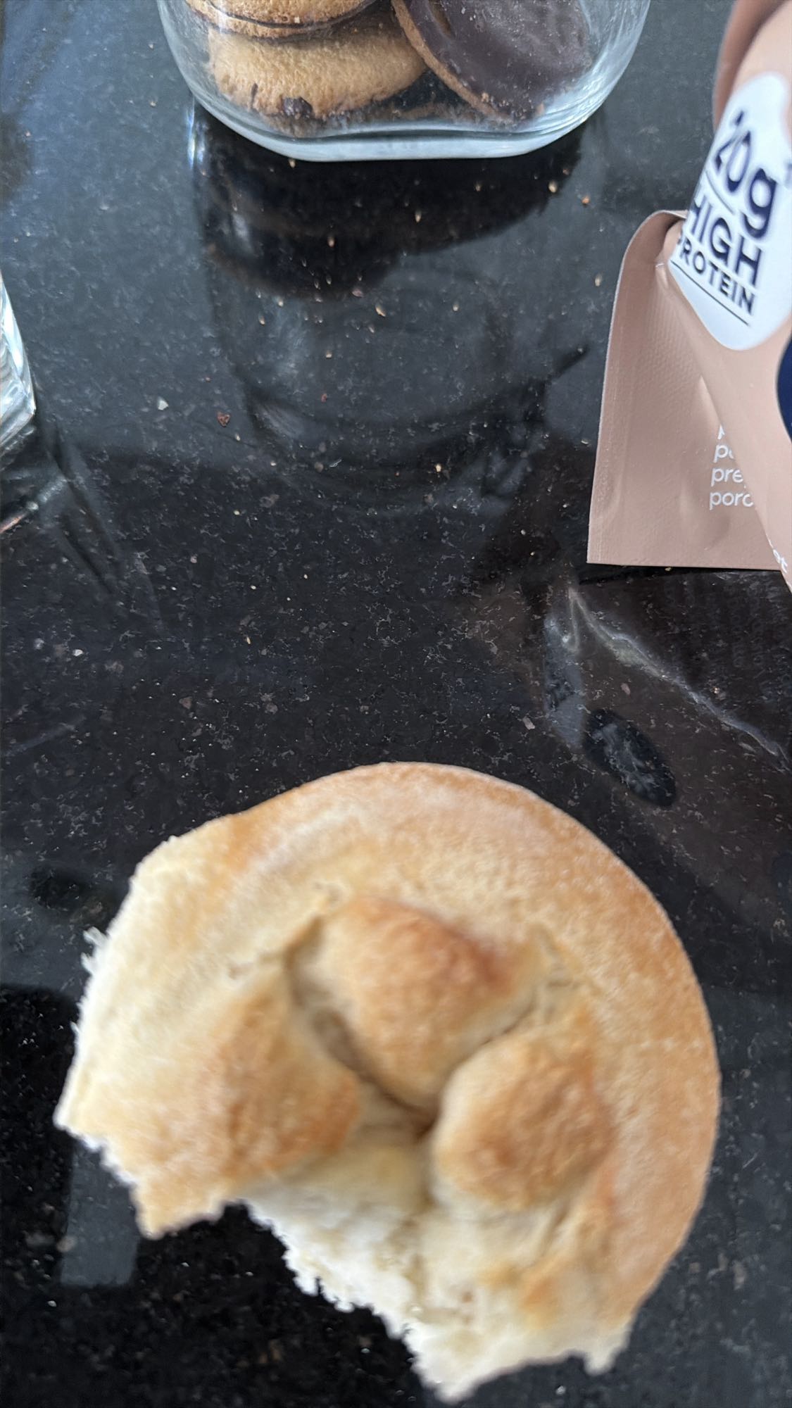 Weißes Brötchen