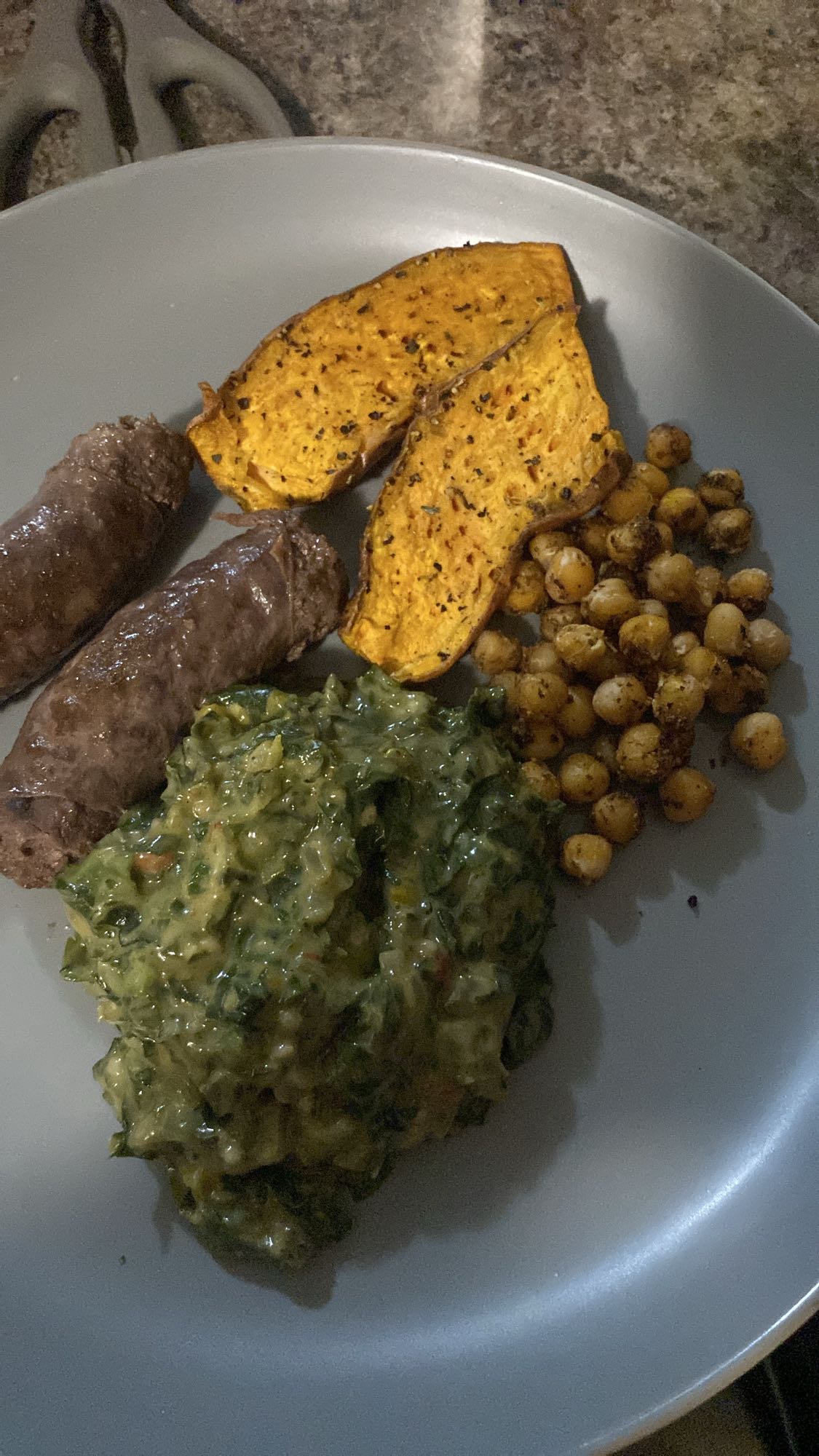 Sausage Sweet Potato Plate