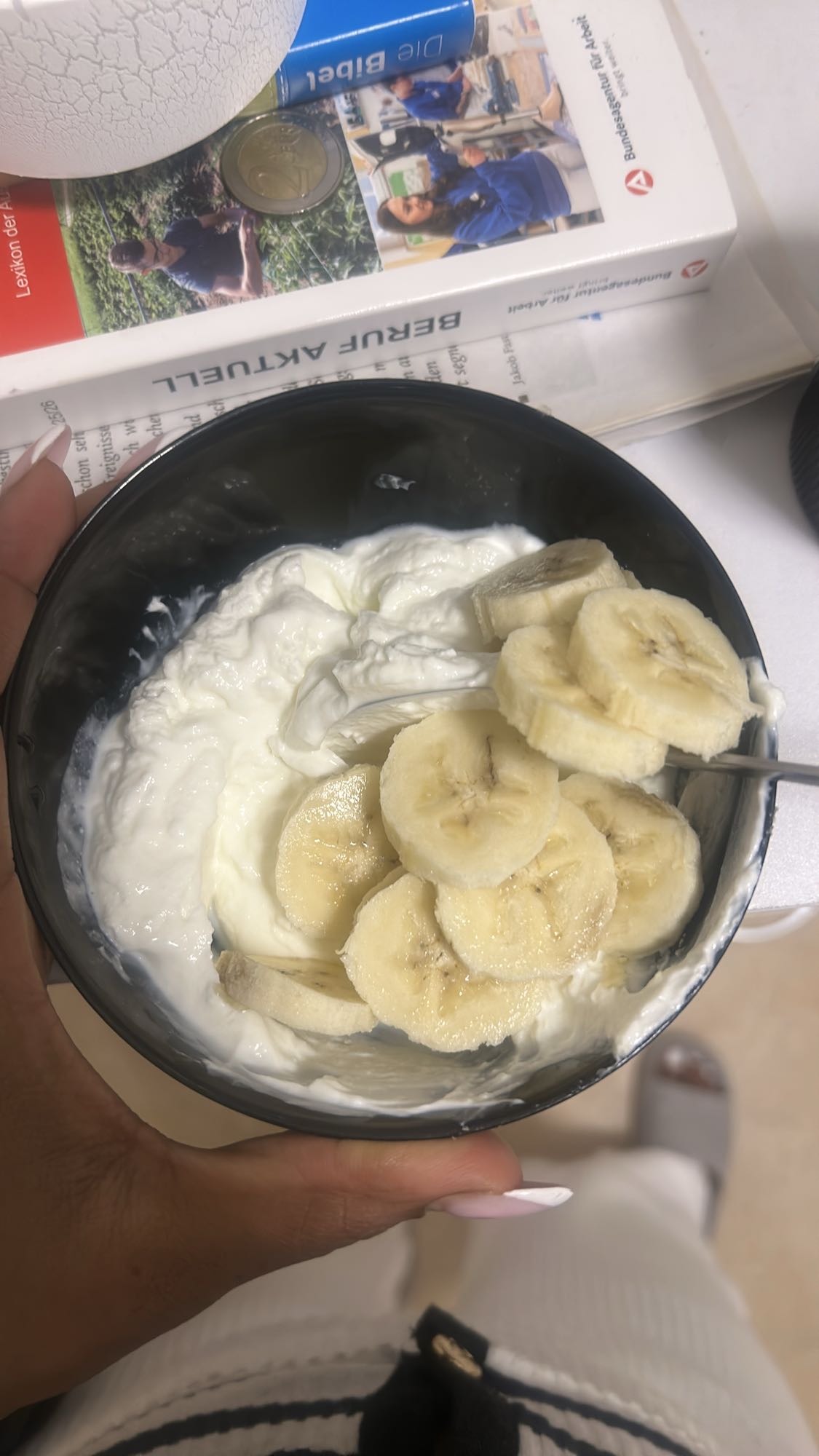 Joghurt mit Banane