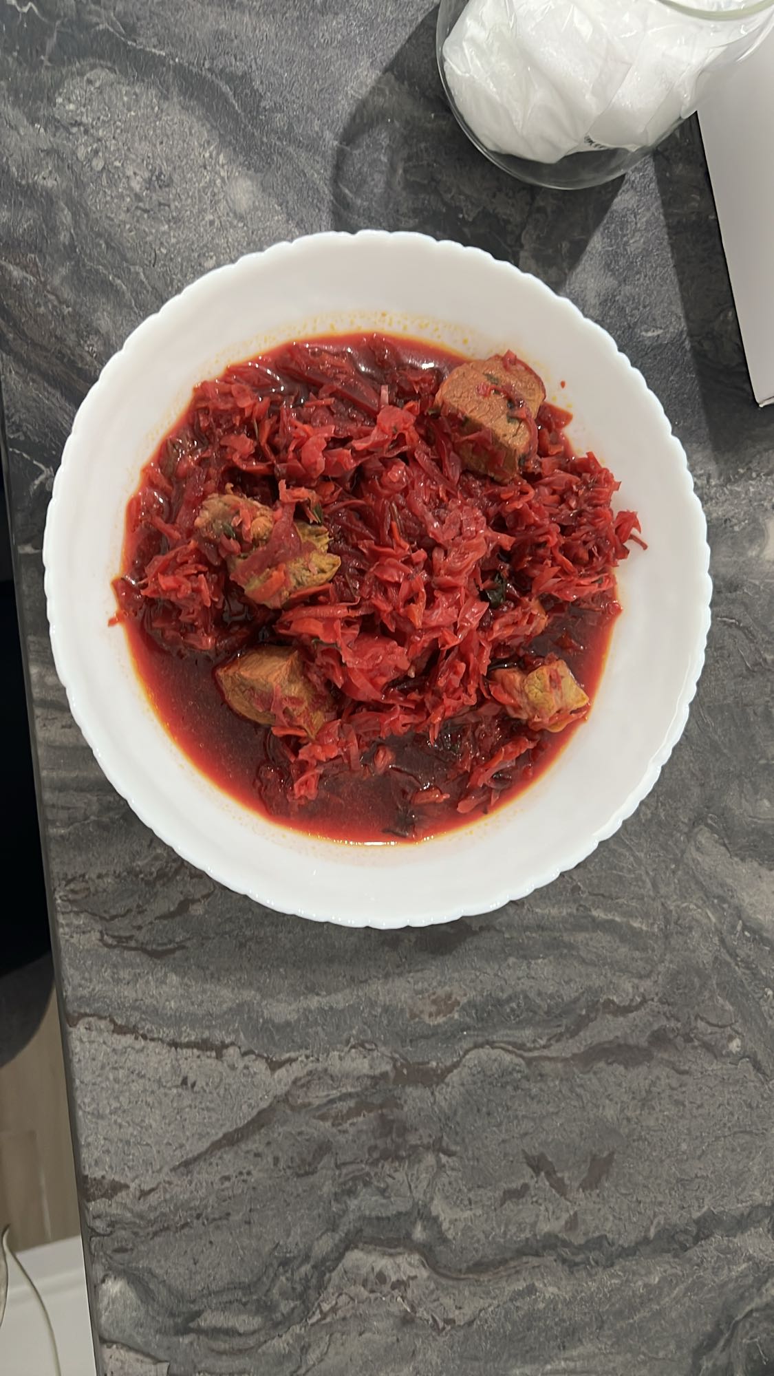 Բորշչ մսով
