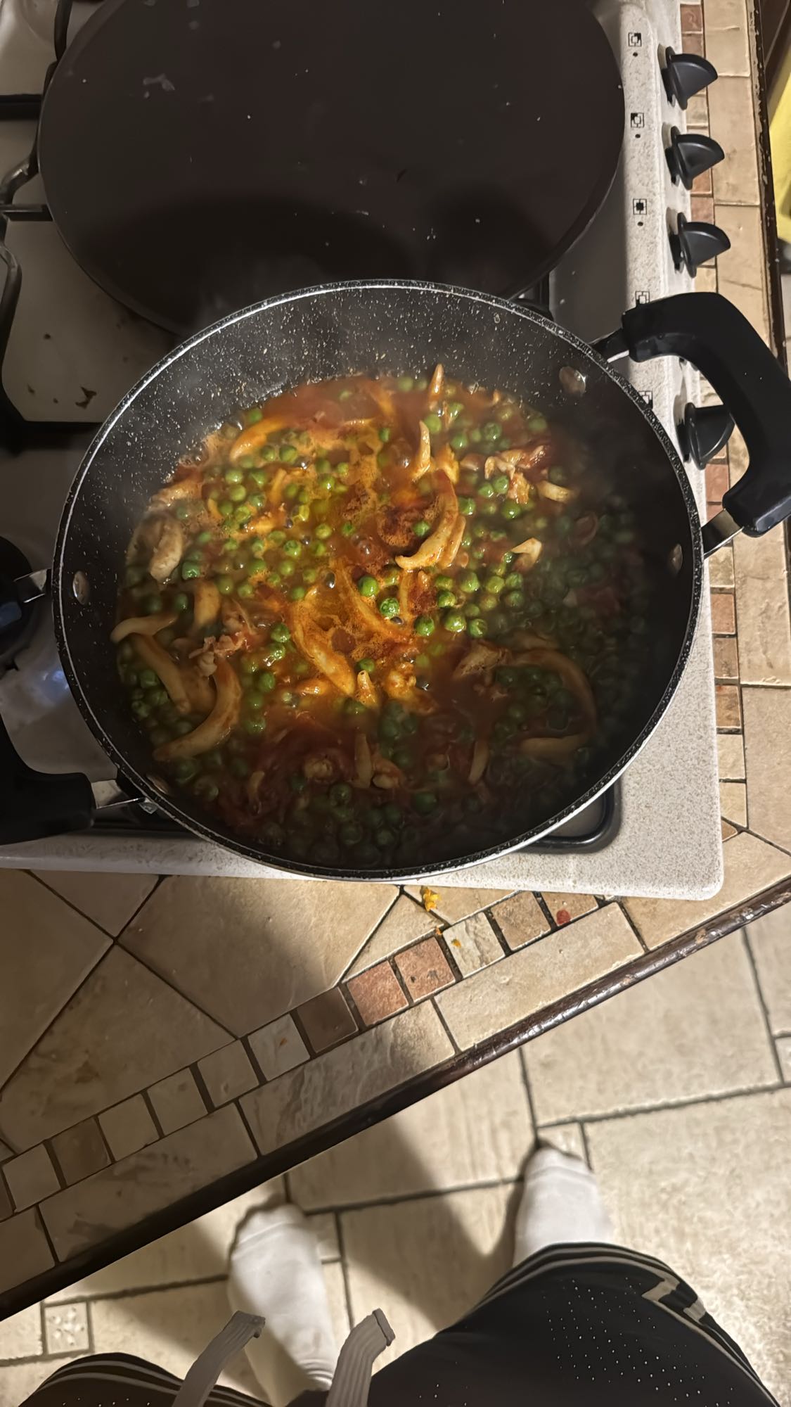 Spezzatino con piselli