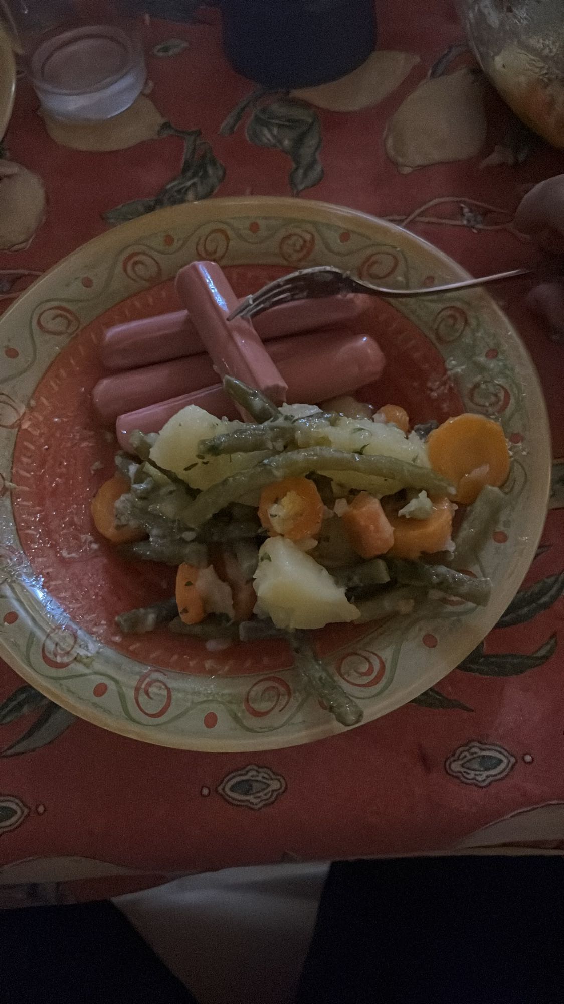 Wurstel e verdure miste