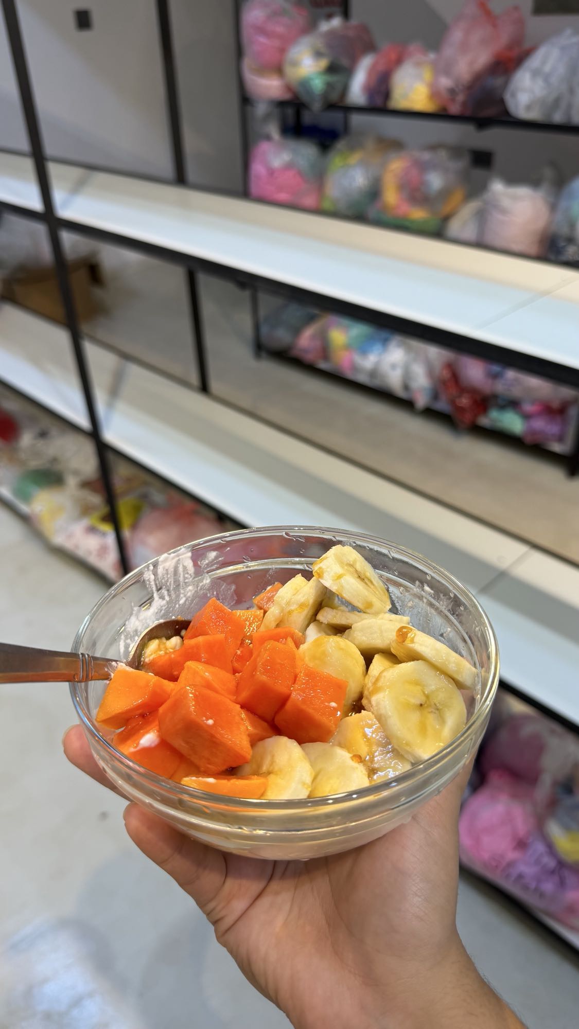 Papaya Banana Yogurt Bowl
