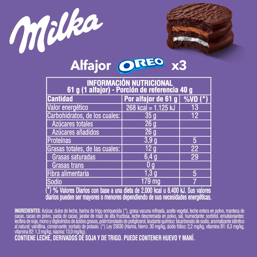 Alfajor Oreo