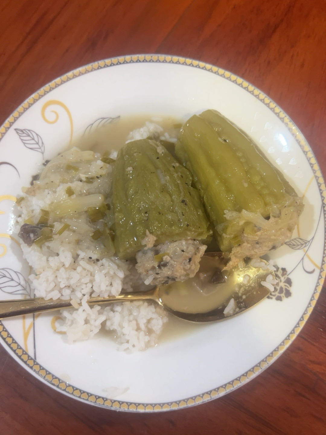 Stuffed Gourd with Rice