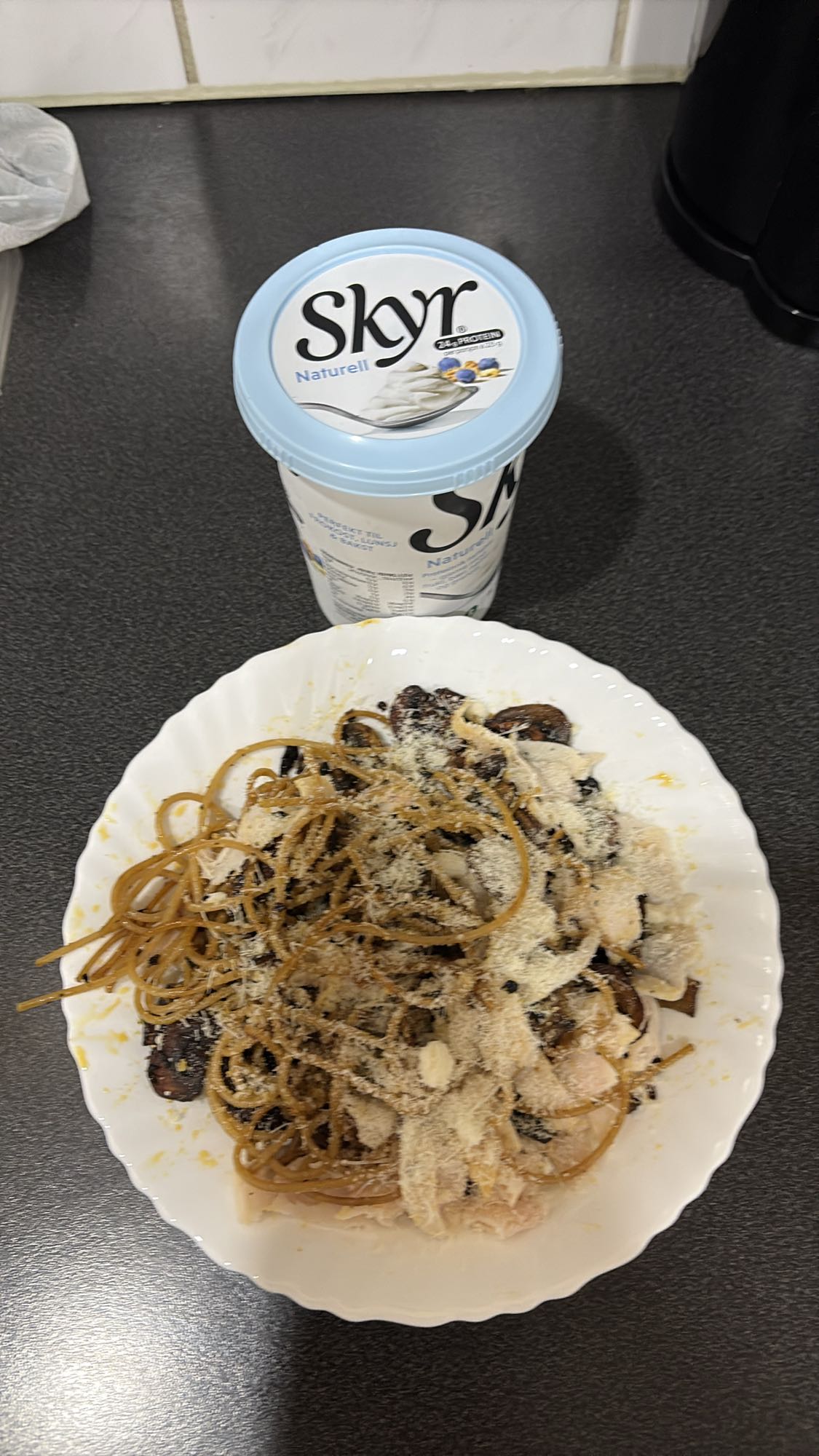 Pasta med kylling