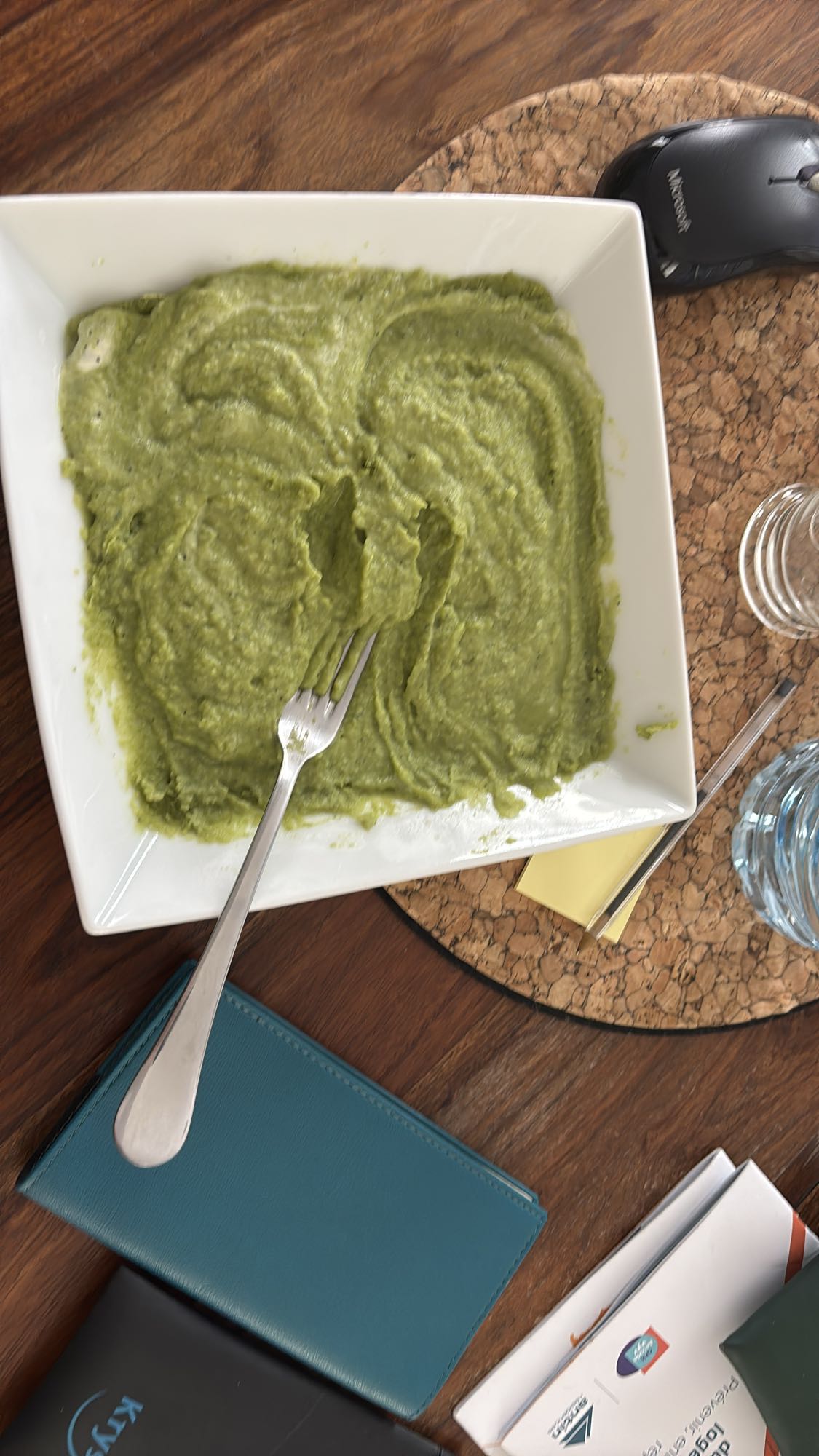 Purée de légumes verts