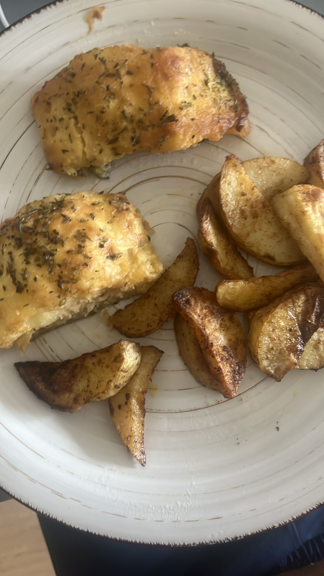 Salmón con papas