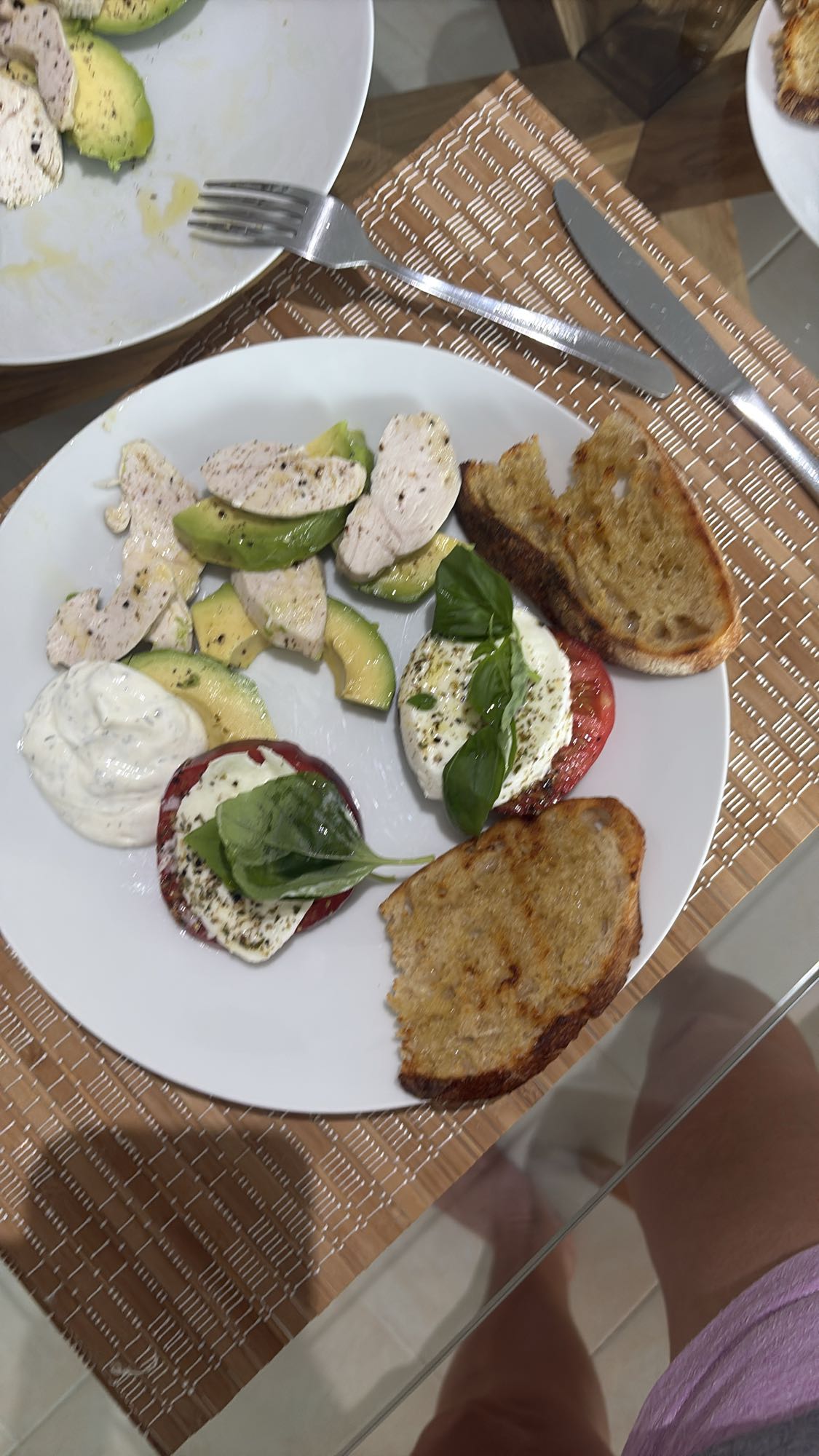 Chicken Caprese Plate
