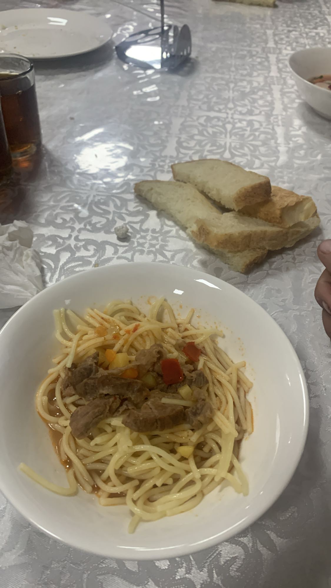 Спагетти с мясом