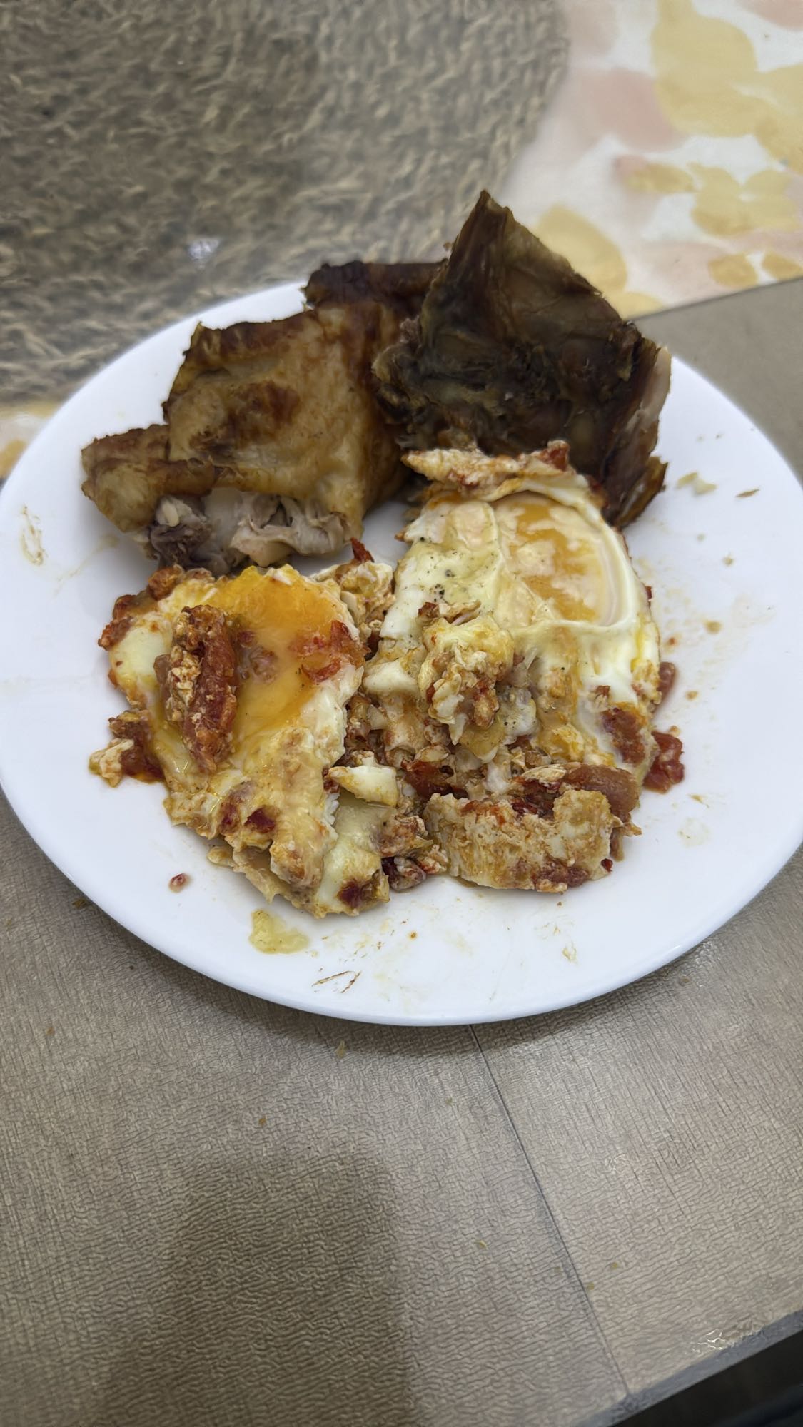 Шакшука с куриной ножкой