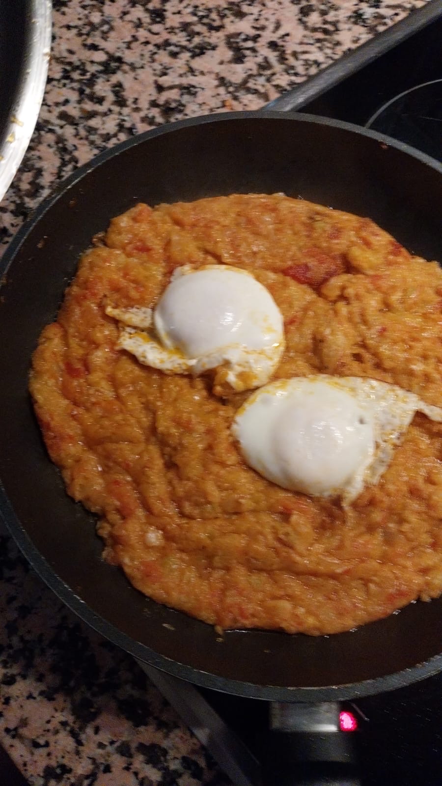 pisto con huevos