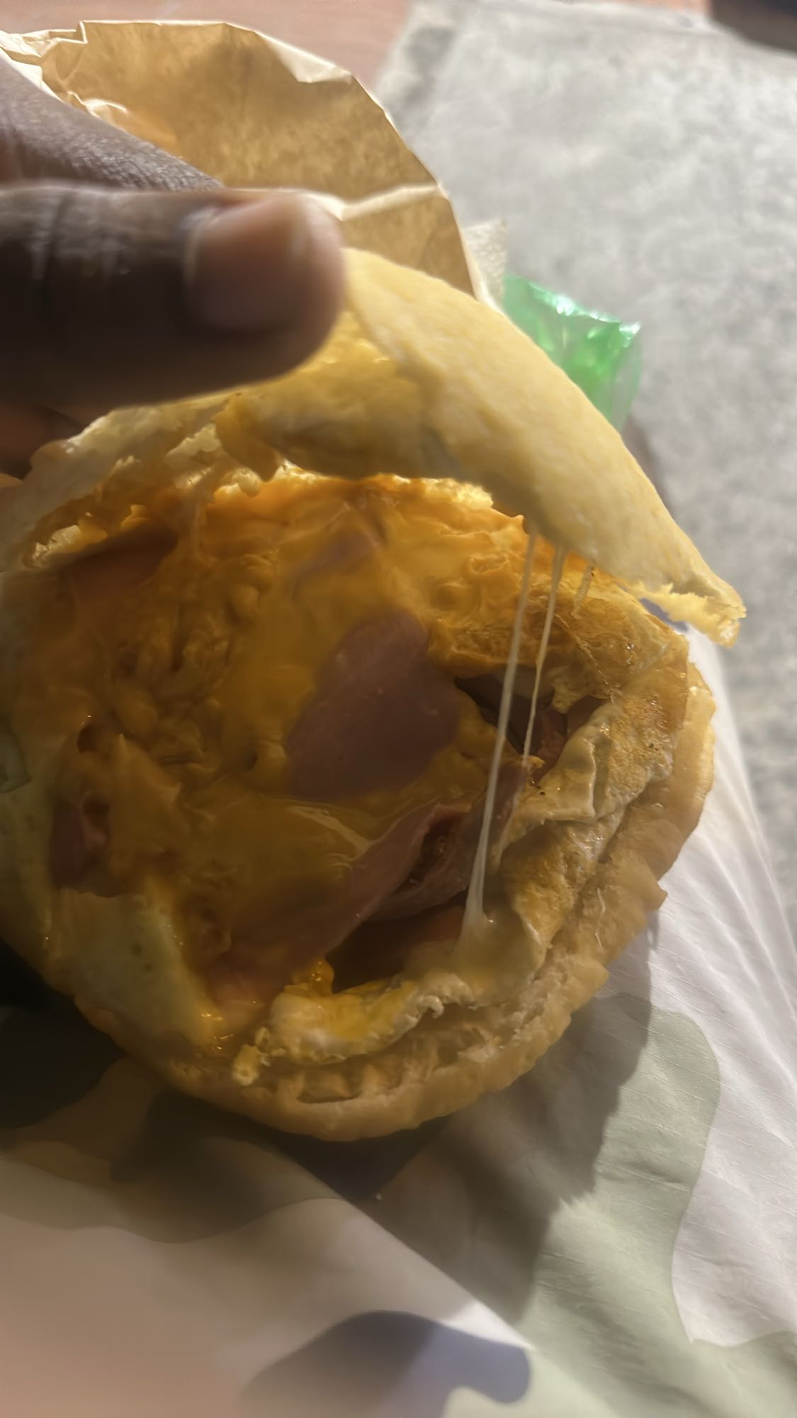 sandwich oeuf fromage