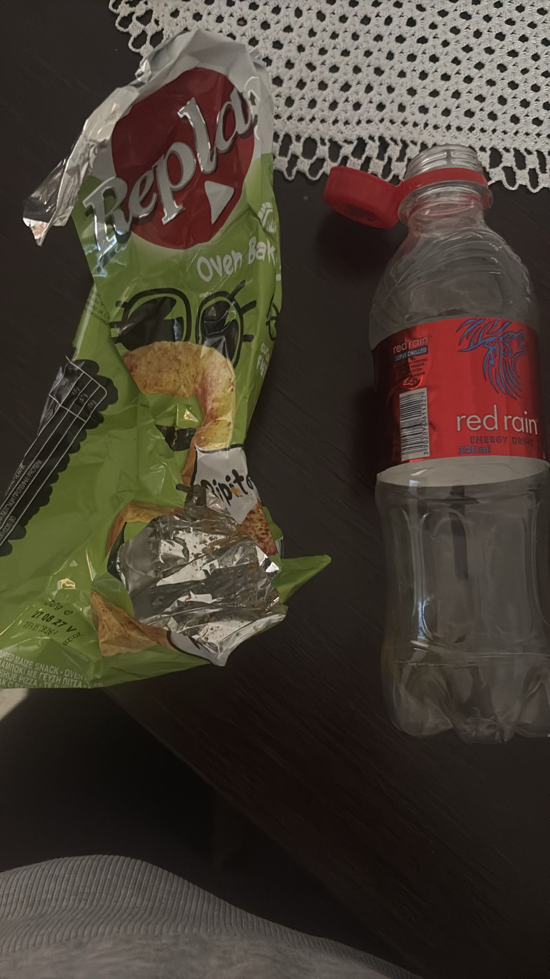 Chips and Energy Drink