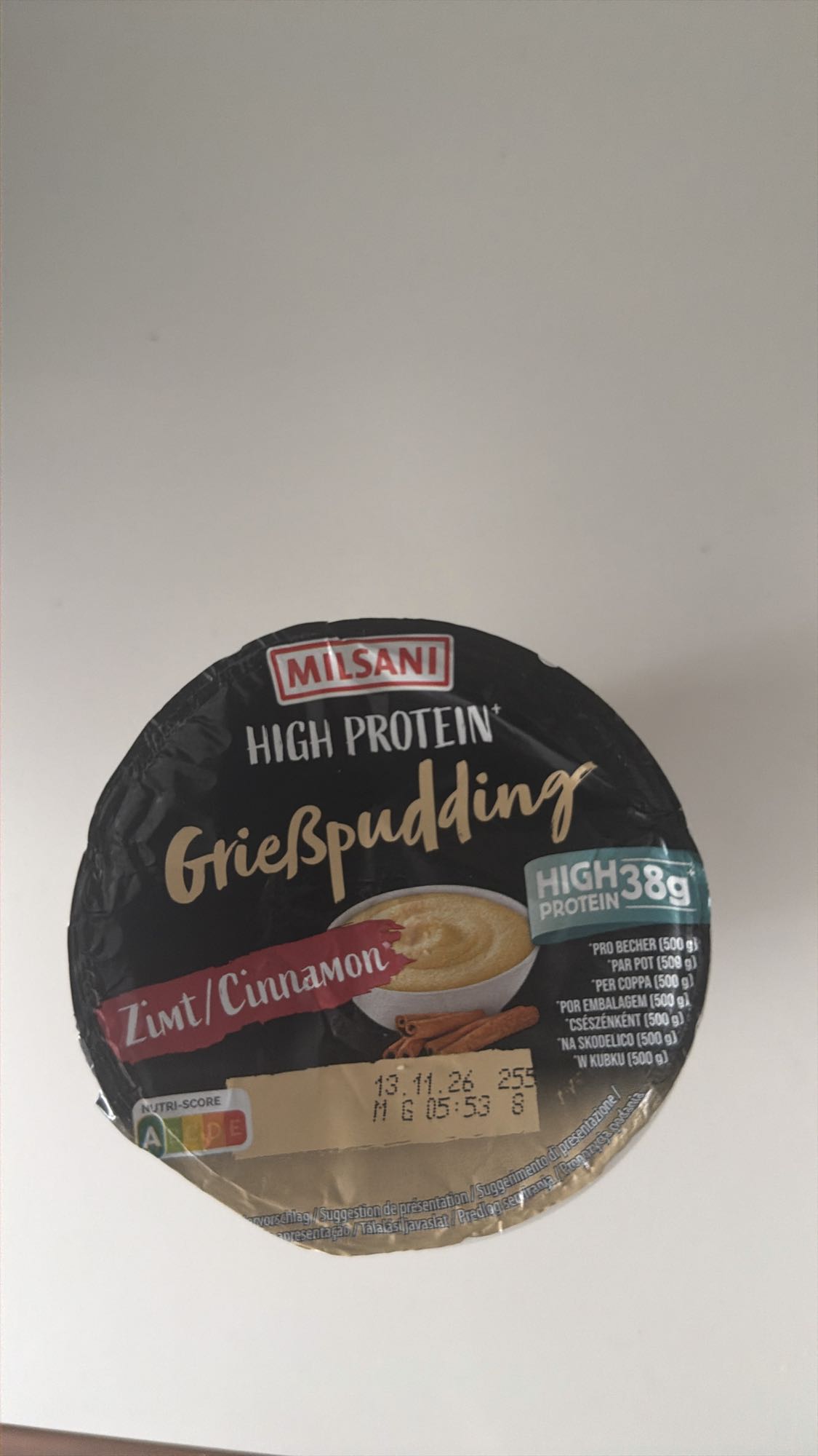 Grießpudding Zimt