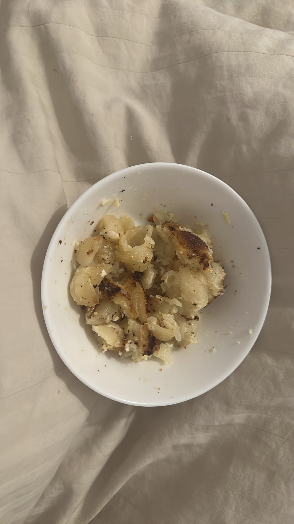 Fried Pasta with Cheese