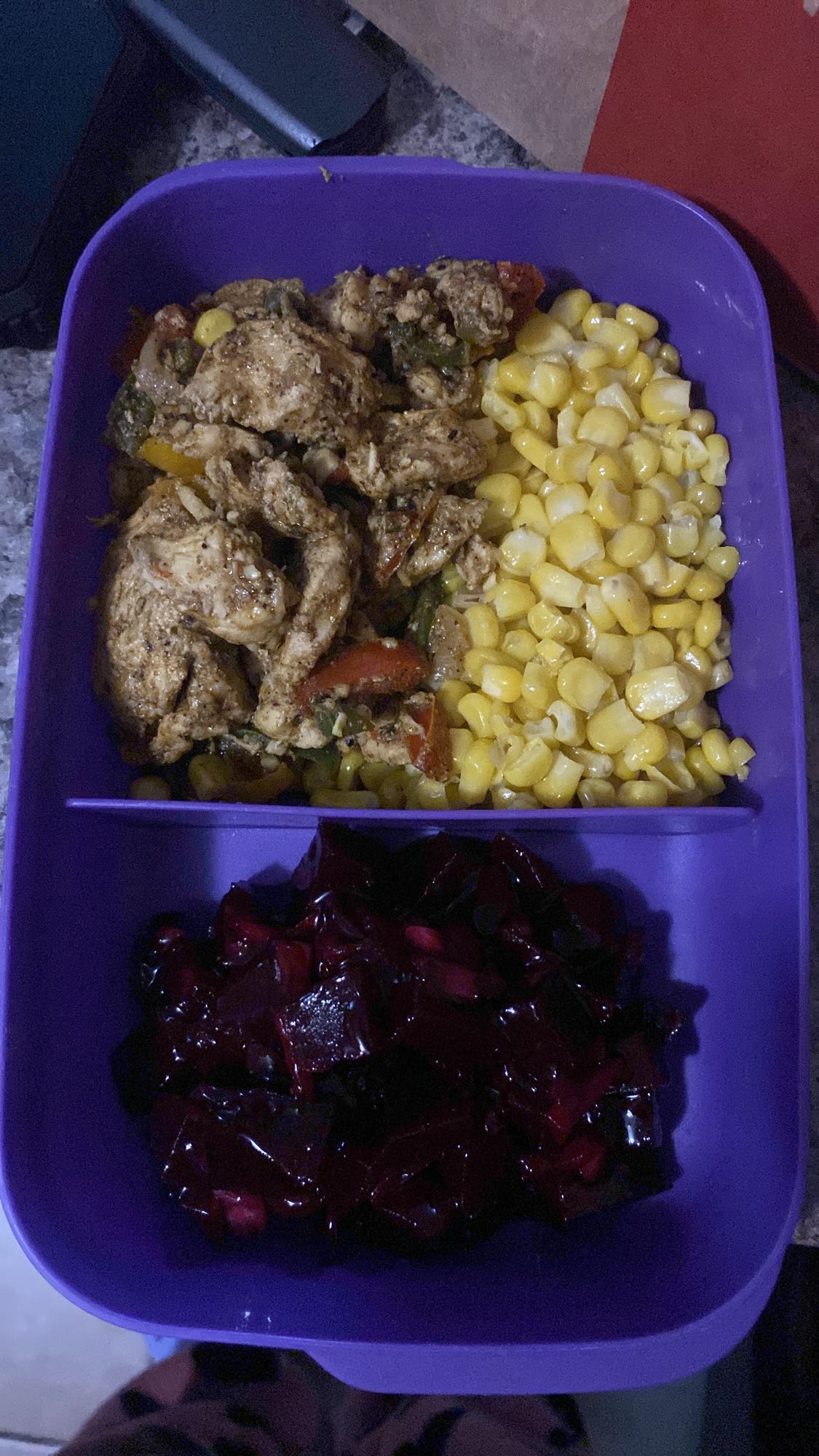 Chicken Corn Beet Box