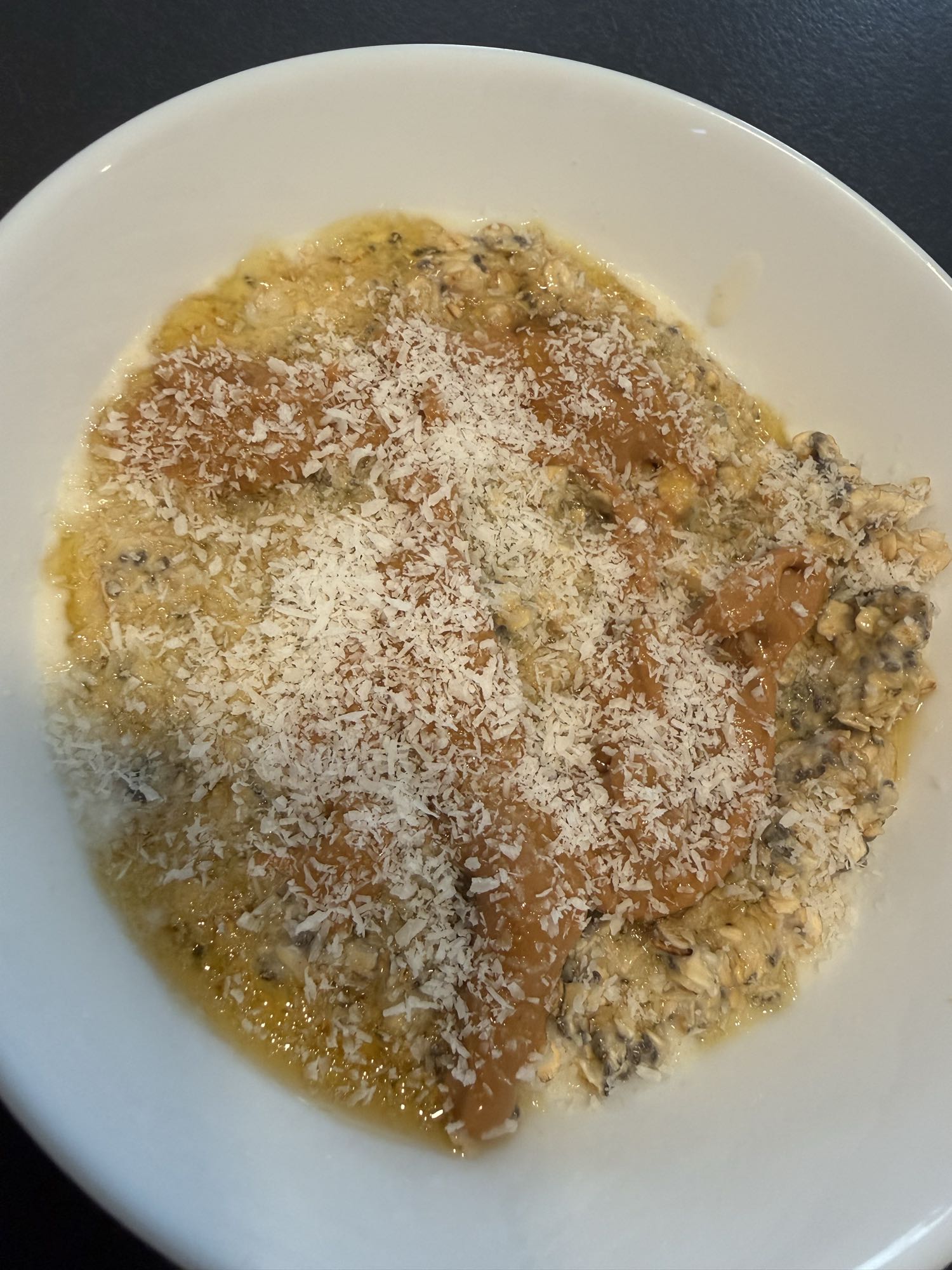 Porridge coco abricot