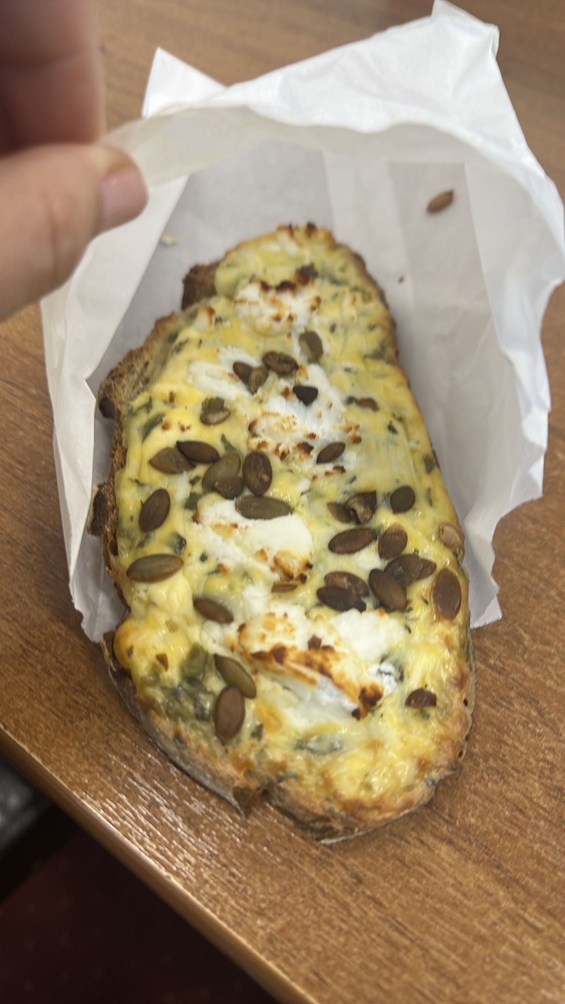 Cheesy Seed Toast