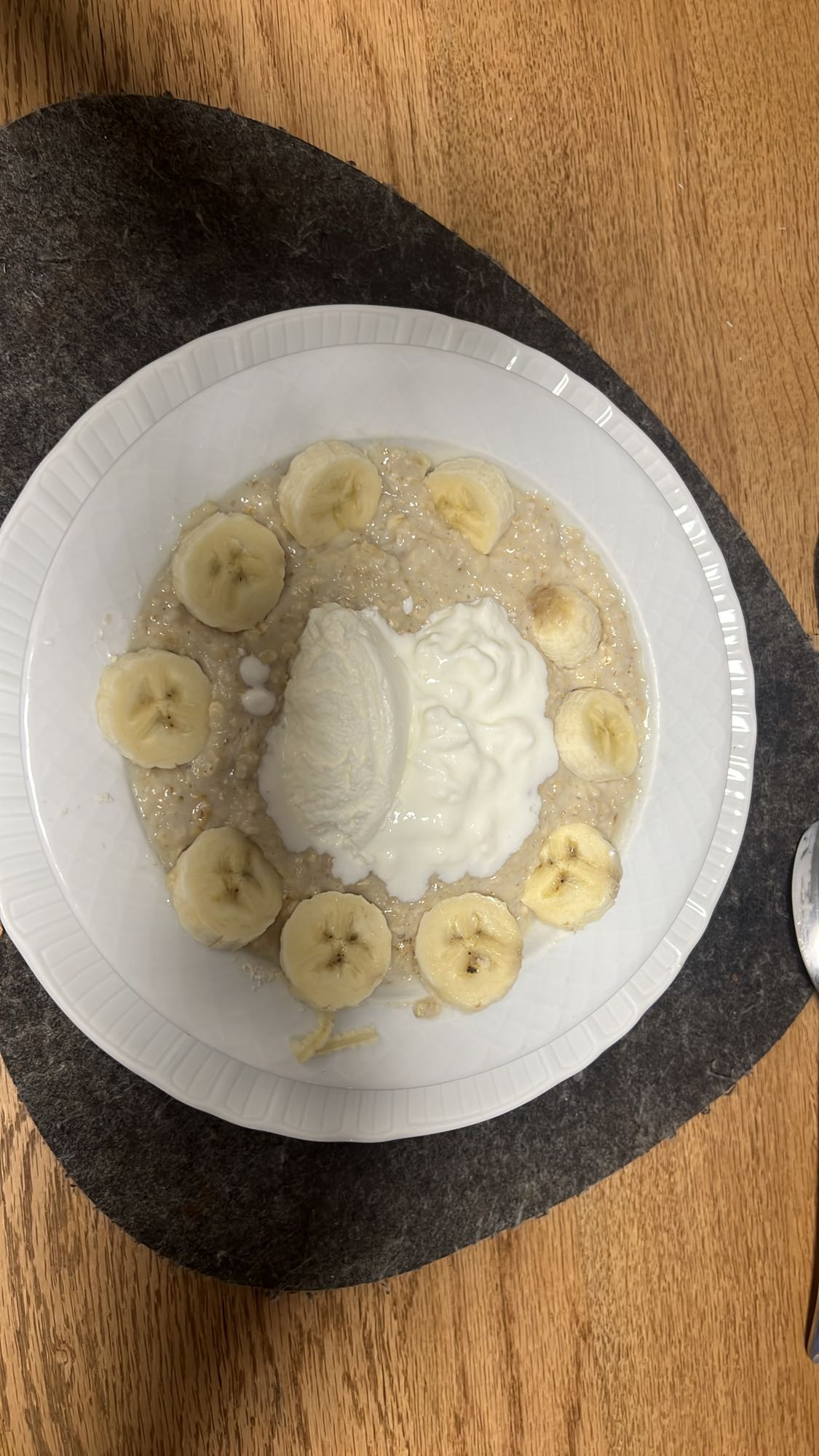 Porridge con banana