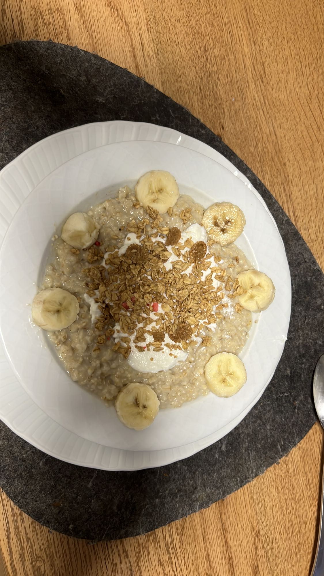 Porridge con banana