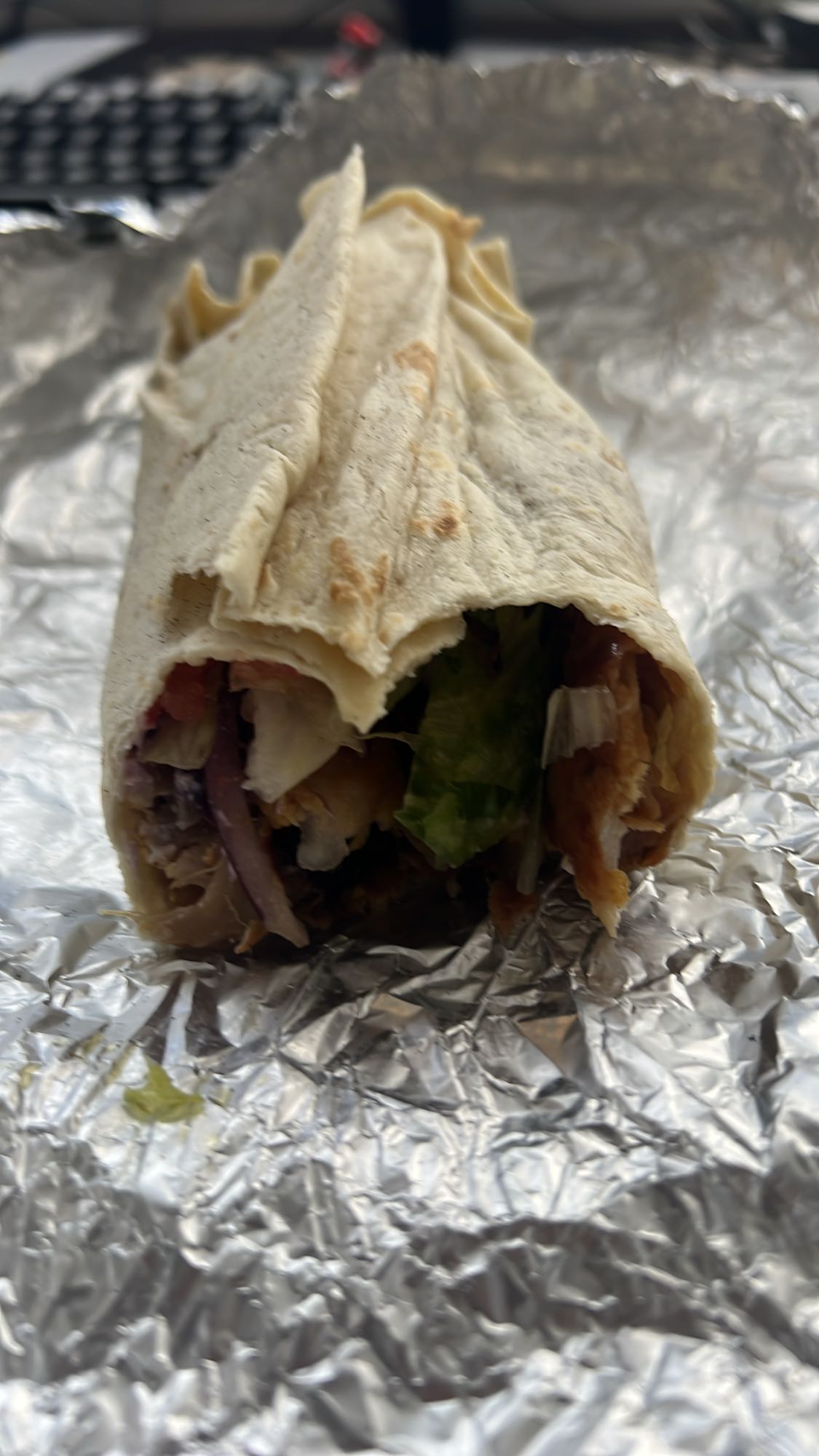 Wrap z piersią kurczaka