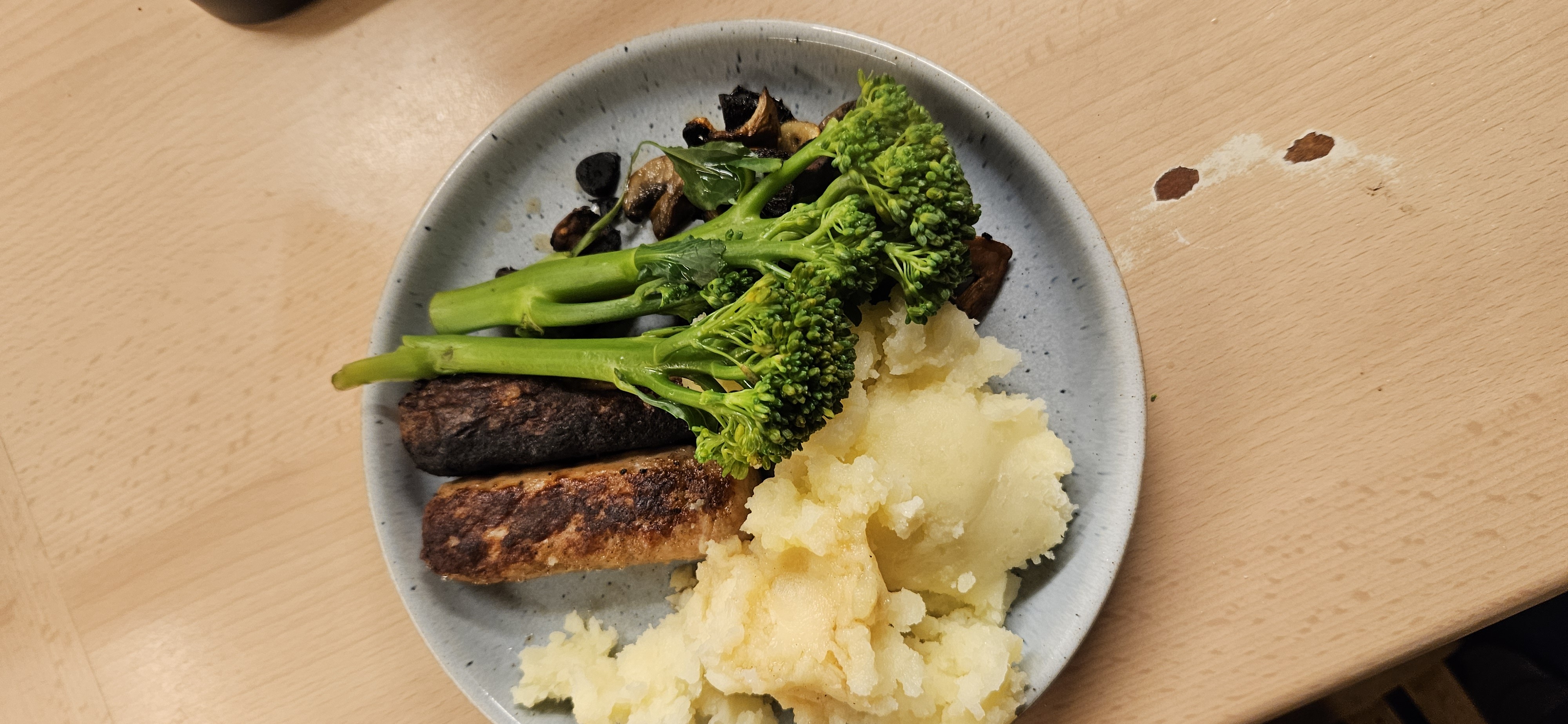 Sausage Mash Broccoli